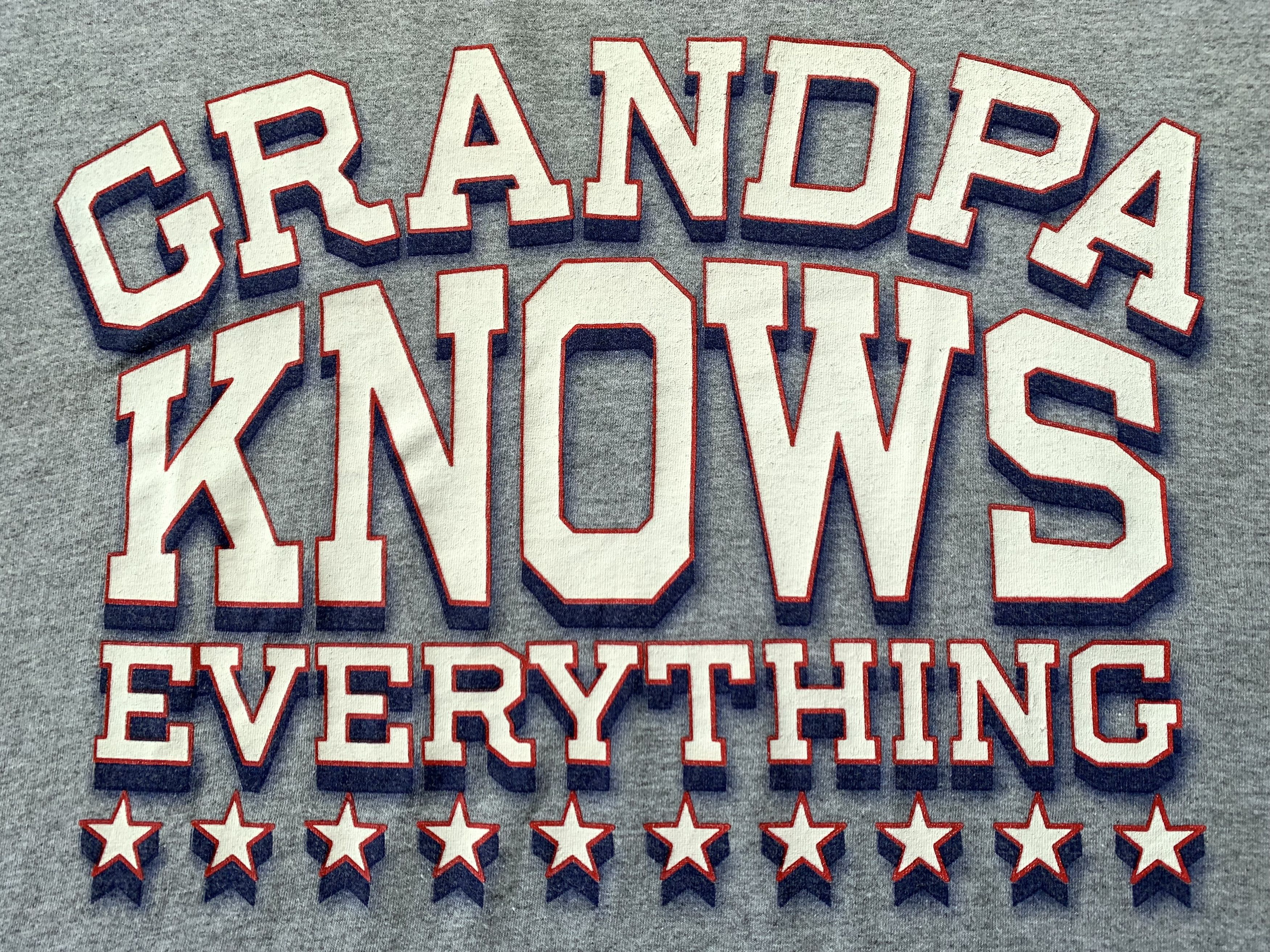 Vintage Vintage Grandpa Knows Everything T Shirt Size US M / EU 48-50 / 2 - 5 Thumbnail