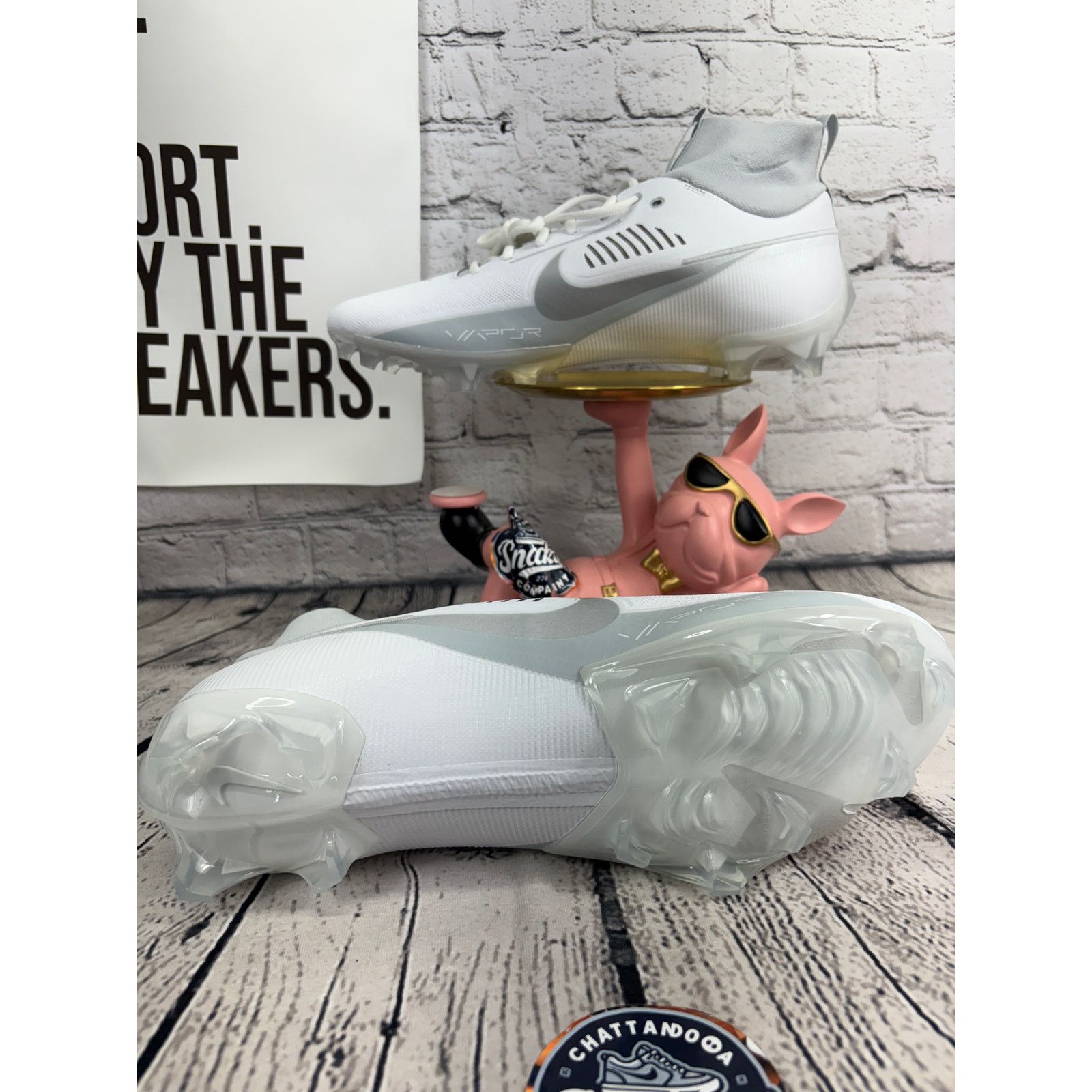 Nike Nike Vapor Edge Pro 360 2 Football Cleats Mens 15 White NEW Size US 15 / EU 48 - 7 Thumbnail