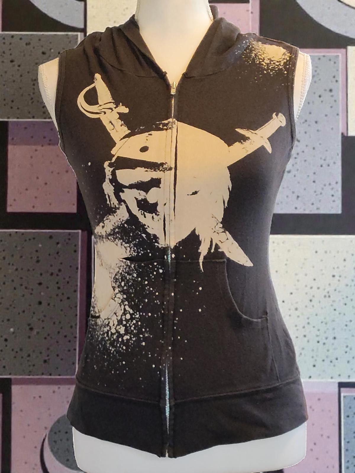 Disney Disney Pirates of the Caribbean Sleeveless Hoodie Size Small Size S / US 4 / IT 40 - 3 Thumbnail
