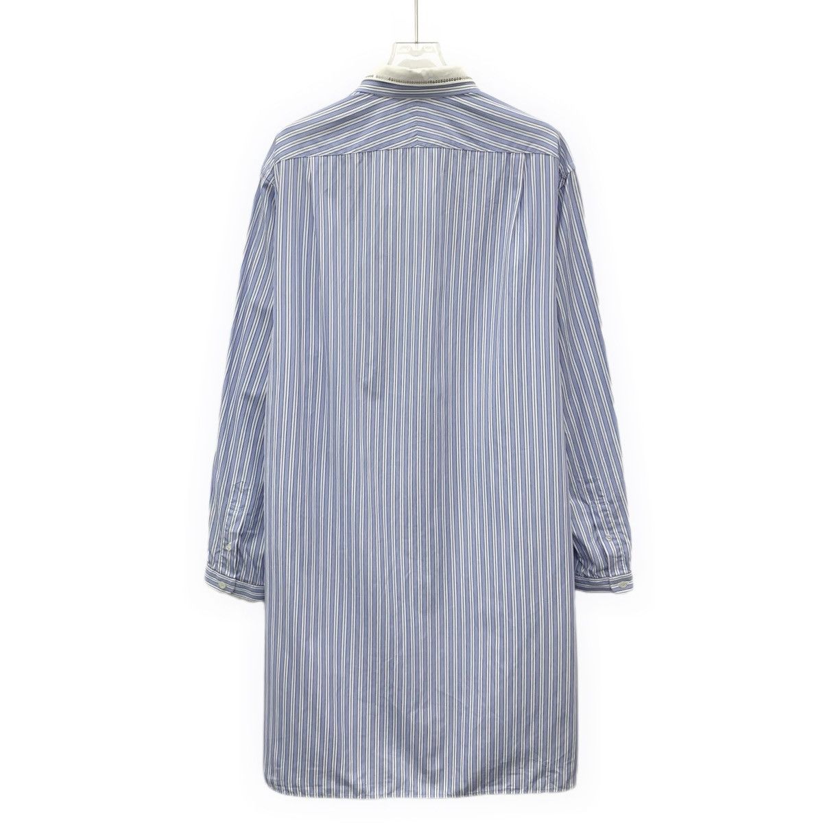 Gucci Gucci Vertical Striped Lapel Long Sleeve Shirt Dress K26WX Size XL / US 12-14 / IT 48-50 - 2 Thumbnail