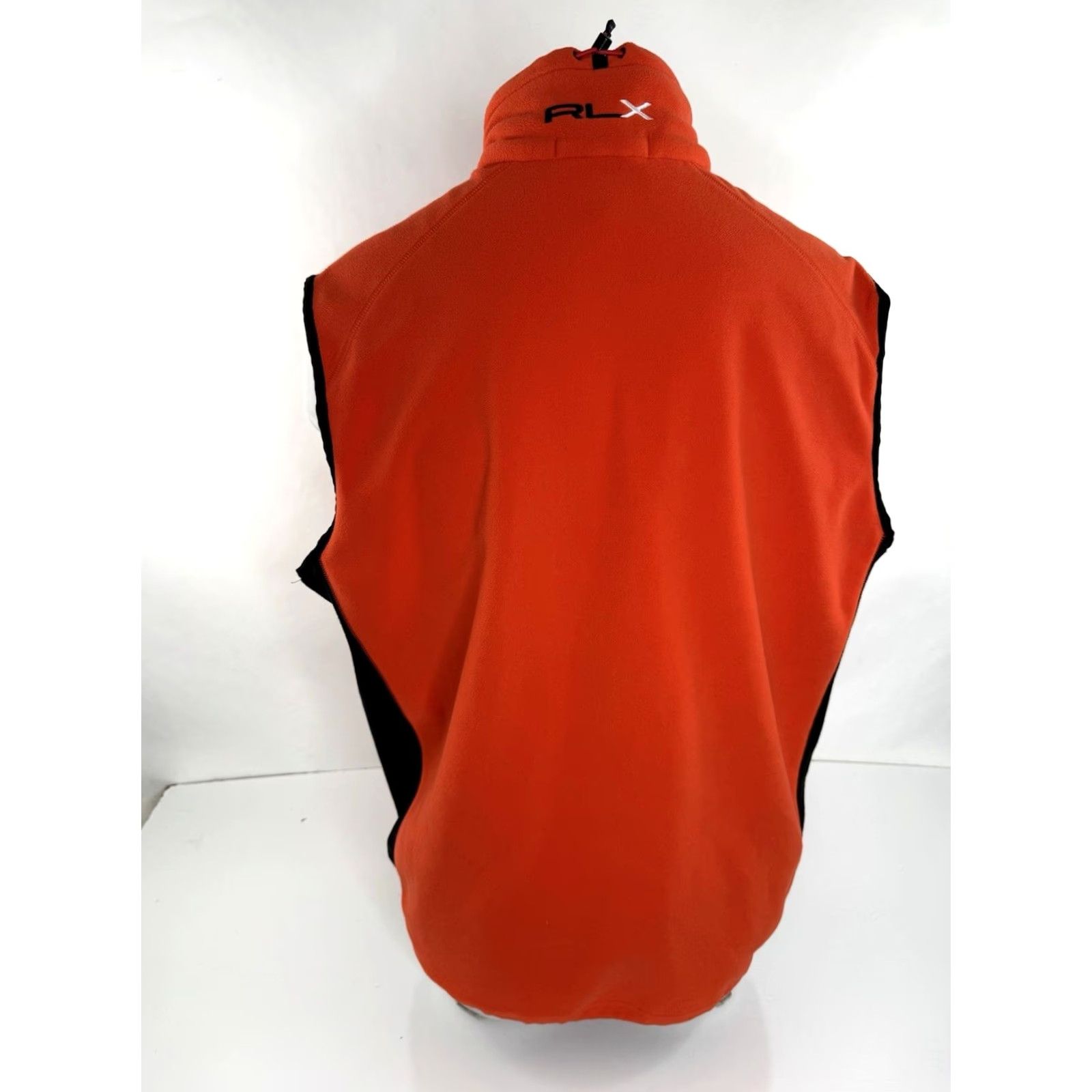 RLX Ralph Lauren VINTAGE RLX Ralph Lauren Embroidered Fleece Zip Vest Mens XL Orange Size US XL / EU 56 / 4 - 3 Thumbnail