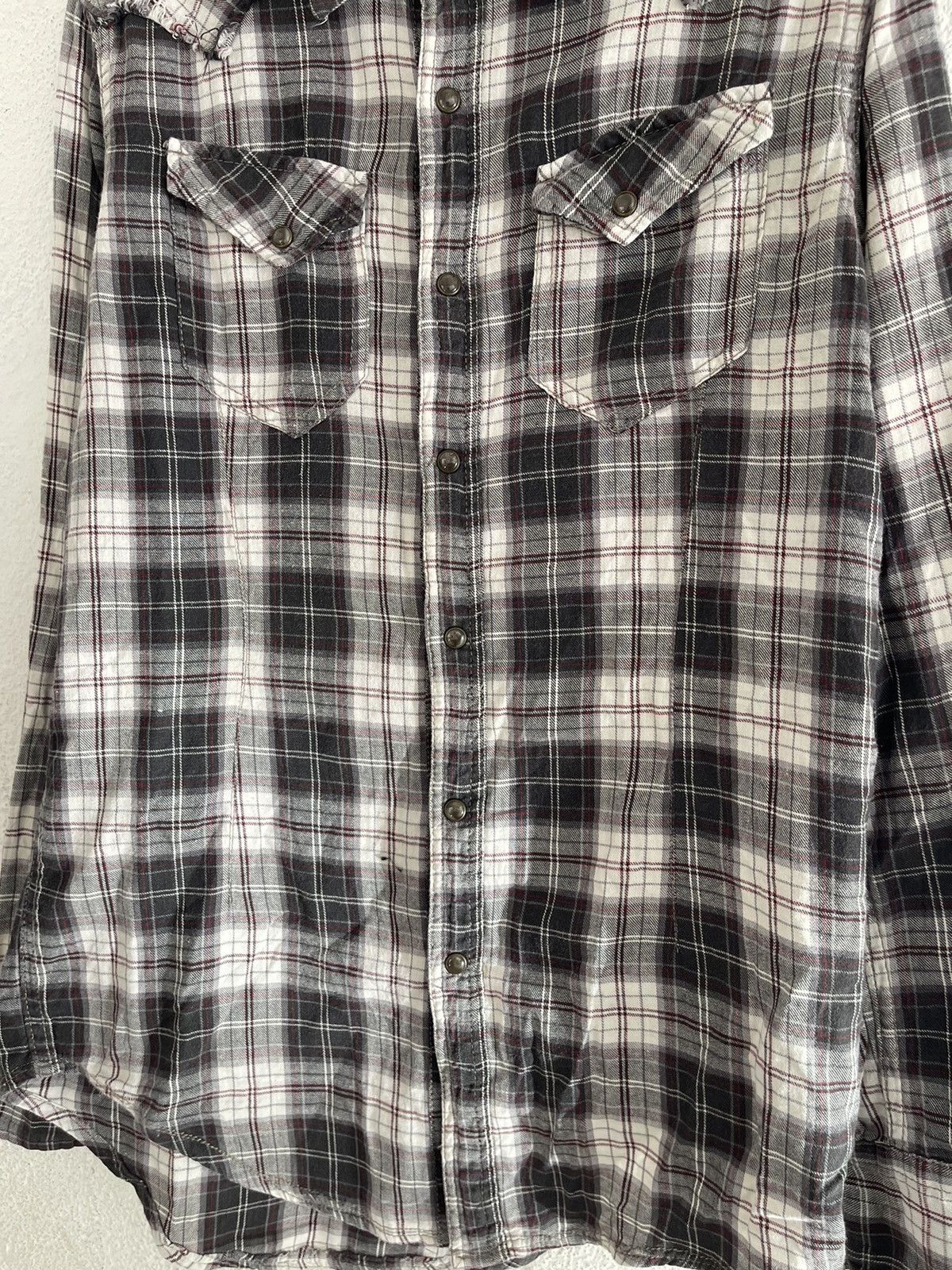 GOA GOA Plaid Check Western Flannel Button Shirt Size US M / EU 48-50 / 2 - 2 Thumbnail
