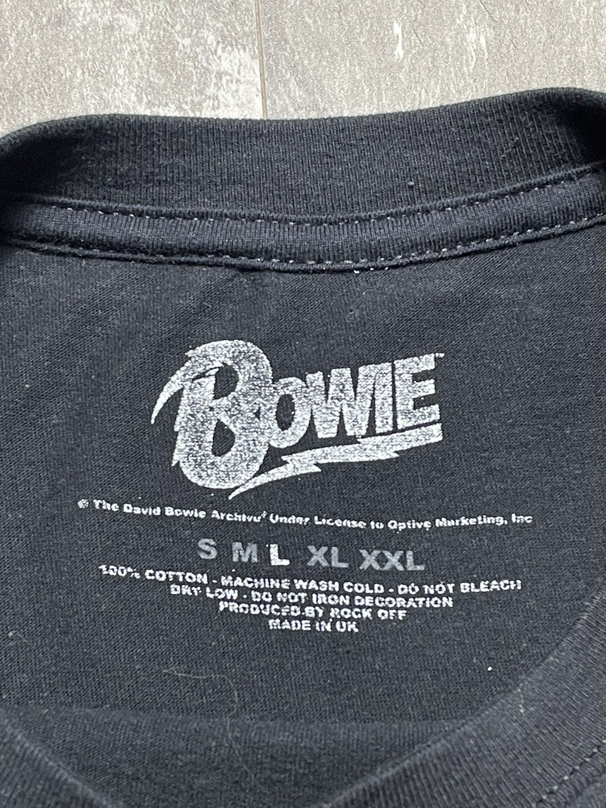 Band Tees David Bowie Vintage 2016 Y2K Horror Face Rock Band Tee Size US L / EU 52-54 / 3 - 5 Thumbnail