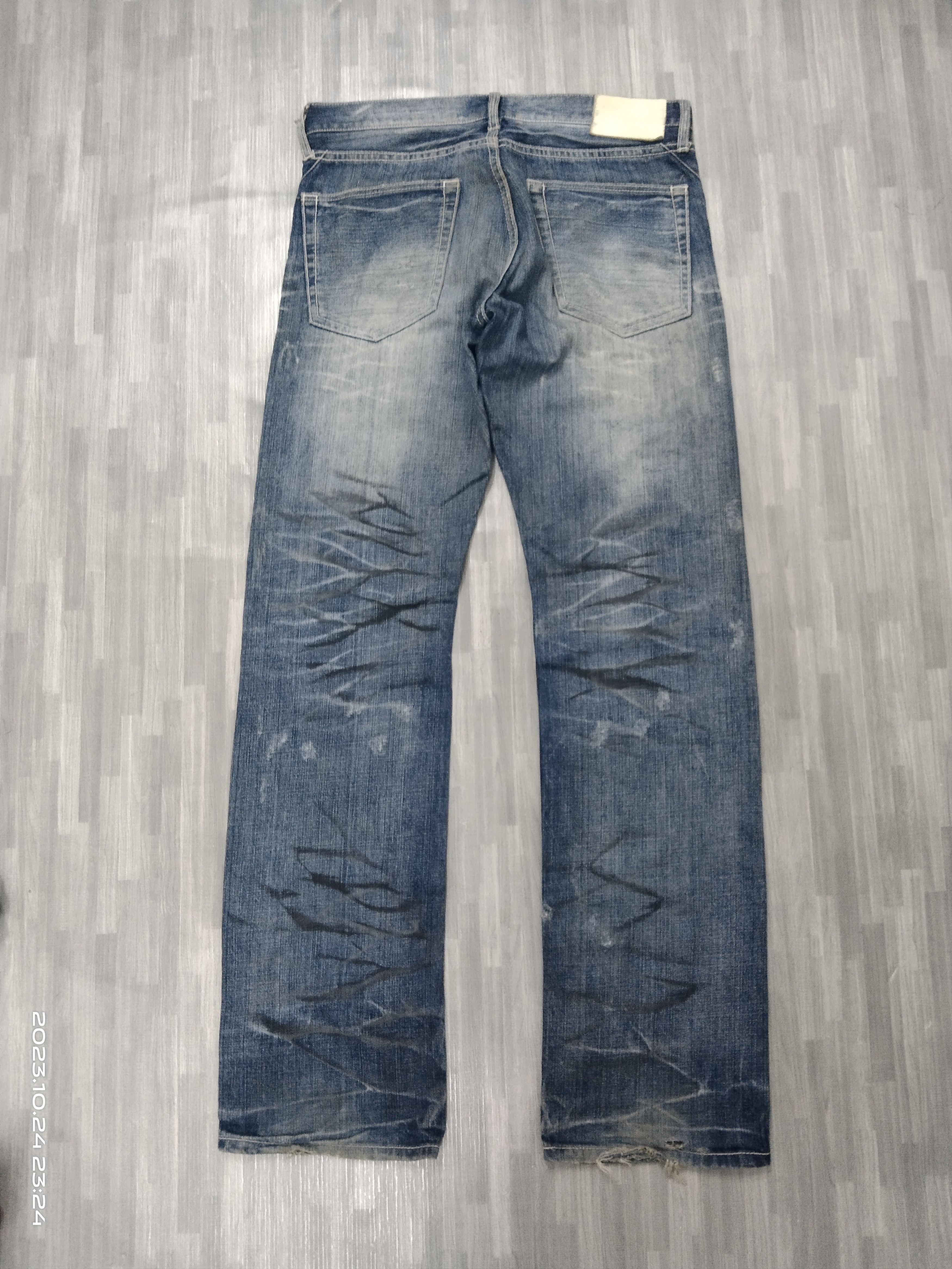 SICK DISTRESSED URBAN CRAFT DENIM PANTS