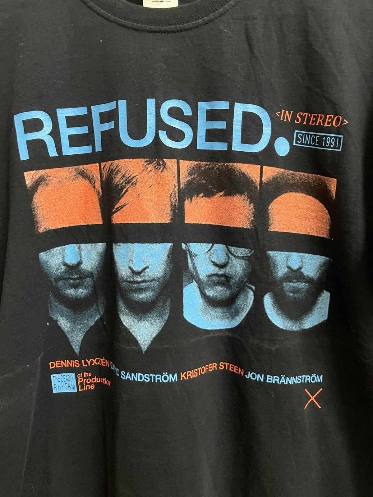 Band Tees REFUSED Size US L / EU 52-54 / 3 - 6 Thumbnail