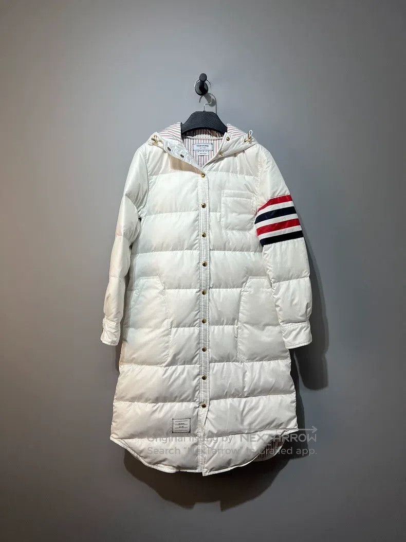 Thom Browne Thom Browne White long down jacket Size S / US 4 / IT 40 - 2 Thumbnail