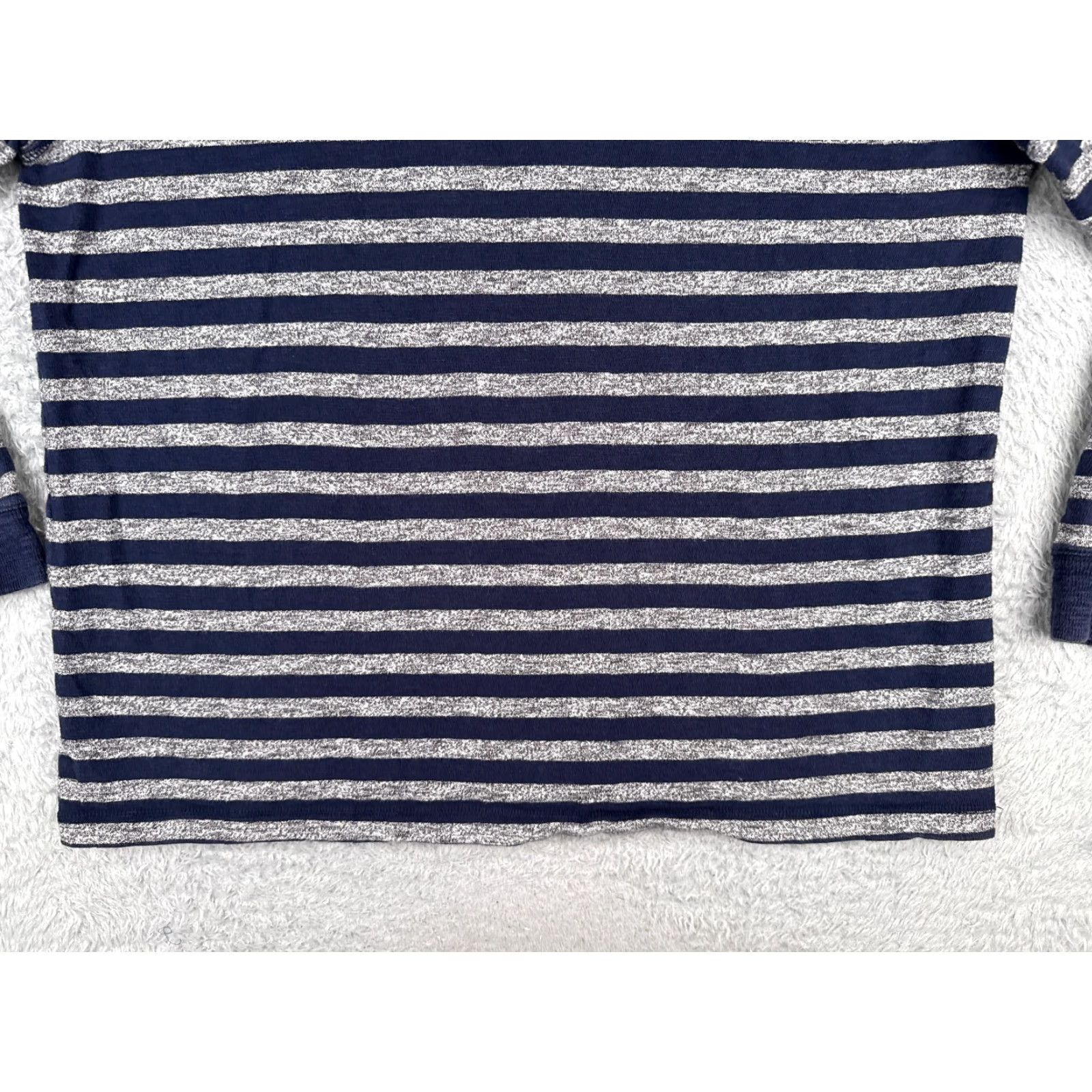 Tommy Hilfiger Tommy Hilfiger Shirt Women 2XL Blue Stripe Long Sleeve Crew Neck Cotton Size XXL / US 16-18 / IT 52-54 - 5 Thumbnail