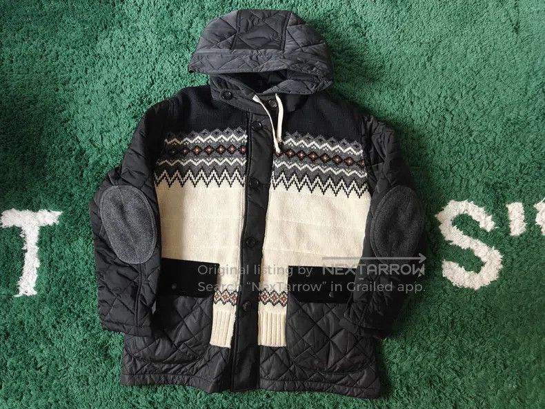 Junya Watanabe Junya Watanabe Wool Knit Hooded Parka Size US L / EU 52-54 / 3 - 1 Thumbnail