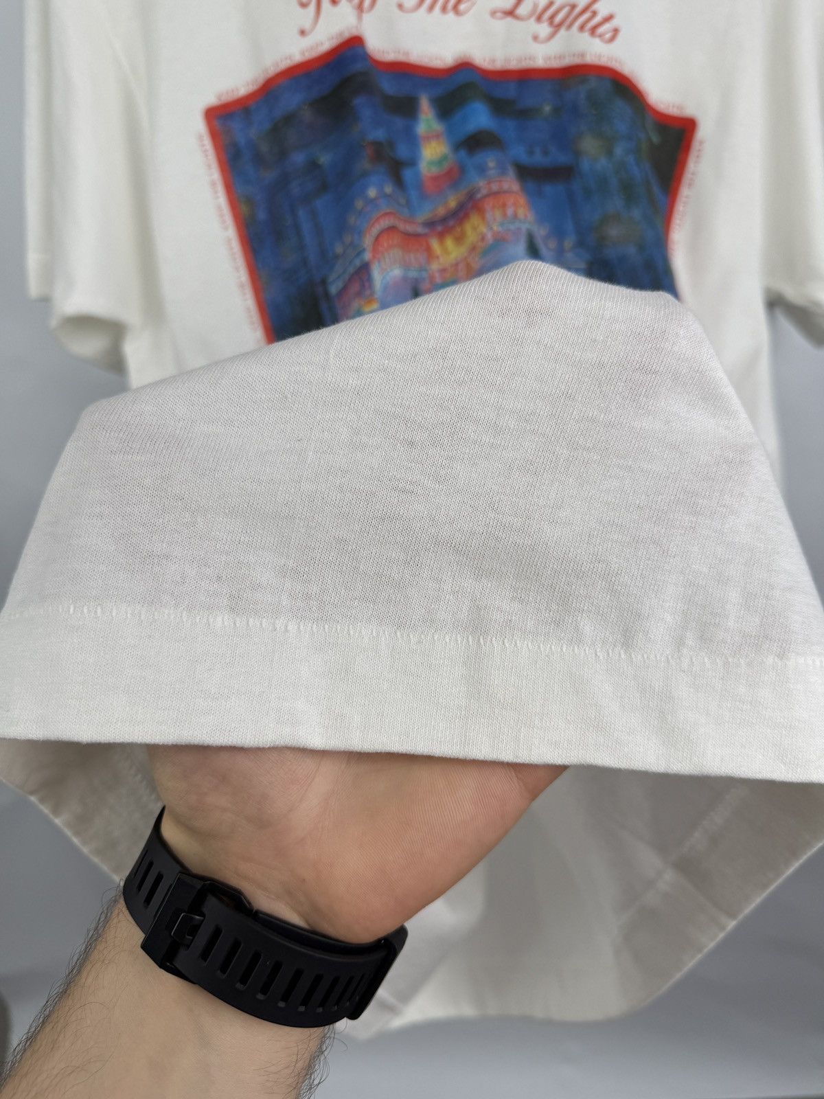 Fruit Of The Loom × Vintage 🇺🇸 Vintage 80s Denver Civic Center Christmas Lights T-Shirt Size US L / EU 52-54 / 3 - 7 Thumbnail