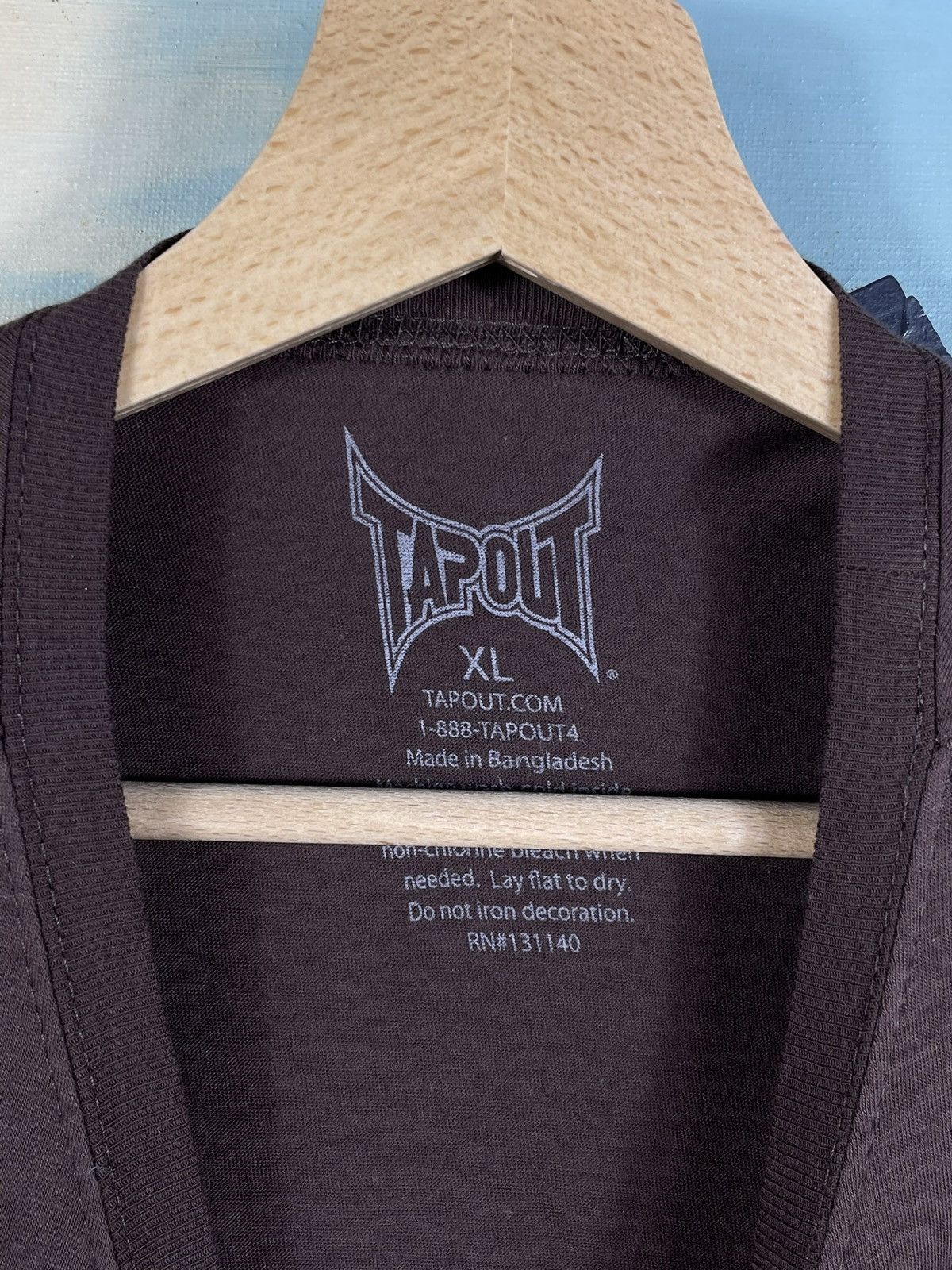 Affliction × Tapout Brown Vitnage Retro Y2k 00s Tapout T shirt Blouse Top Tee Size M / US 6-8 / IT 42-44 - 6 Thumbnail
