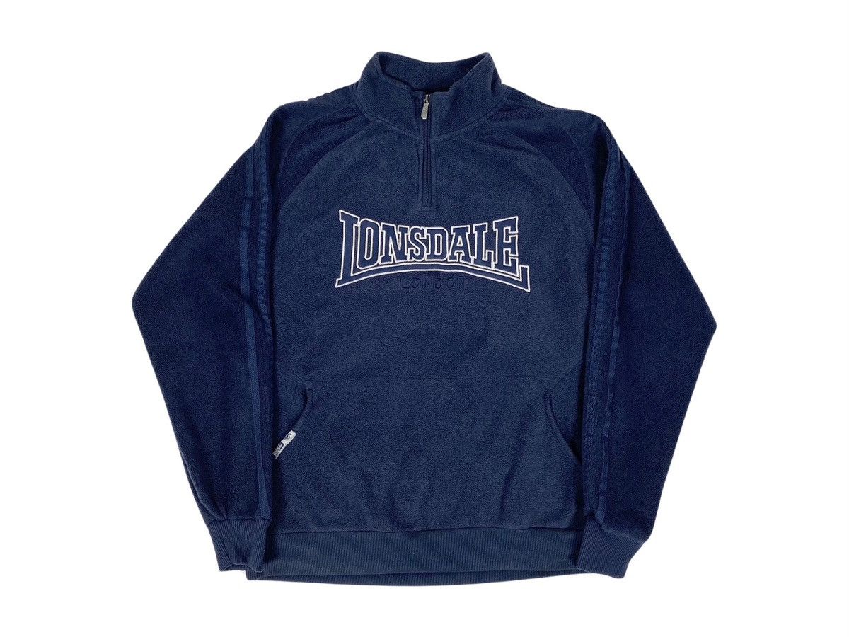 Vintage Lonsdale Fleece Zip 1/4 Big logo