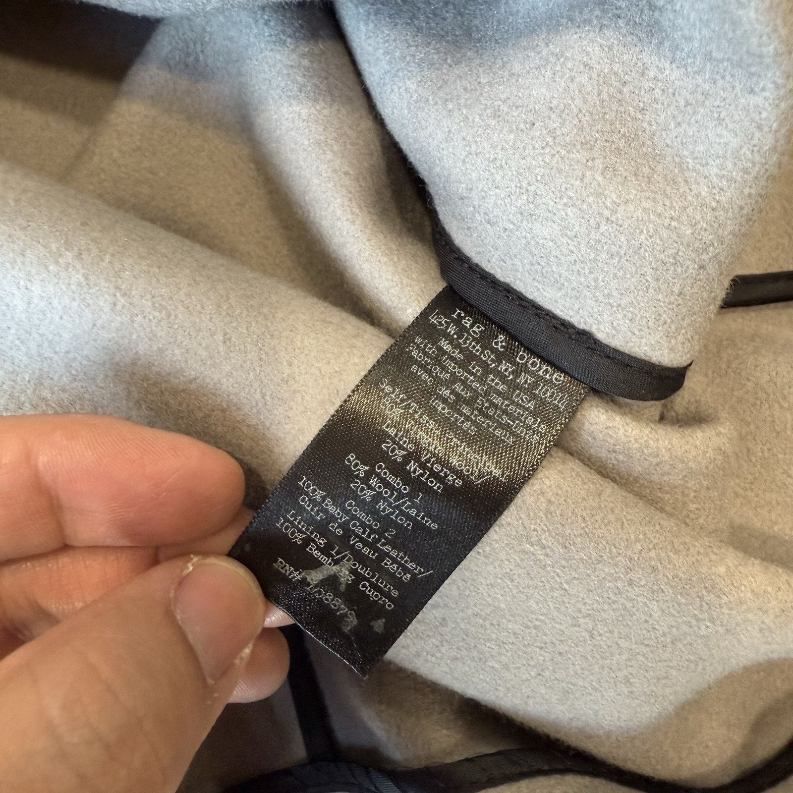 Rag & Bone Rag & Bone Clifton Coat Women's 00 Gray Wool Long Blazer Size XXS / US 00 / IT 34 - 8 Thumbnail
