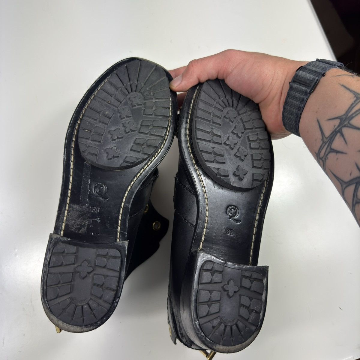 Alexander McQueen Alexander mcqueen Chain-link Accents Combat Boots Biker 39 Size US 9 / IT 39 - 11 Thumbnail