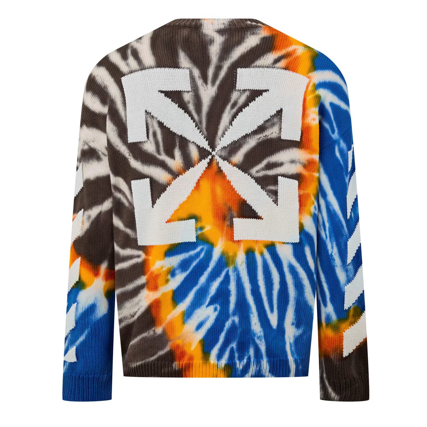 Off-White o1g2r1mq0226 Tie Dye Sweater In Multicolor Size US M / EU 48-50 / 2 - 2 Thumbnail