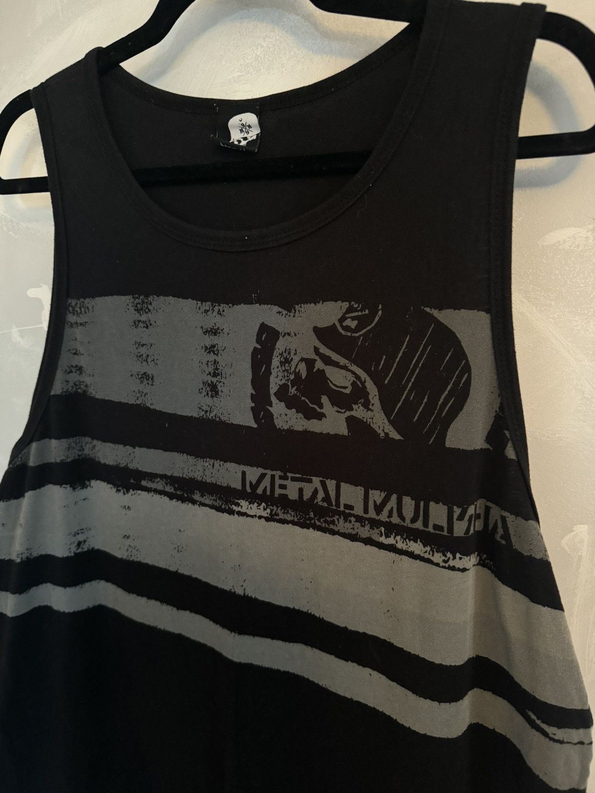 Metal Mulisha × Vintage Metal Mulisha Black Grey Tank Top Avant Garde Army Size US XL / EU 56 / 4 - 3 Thumbnail