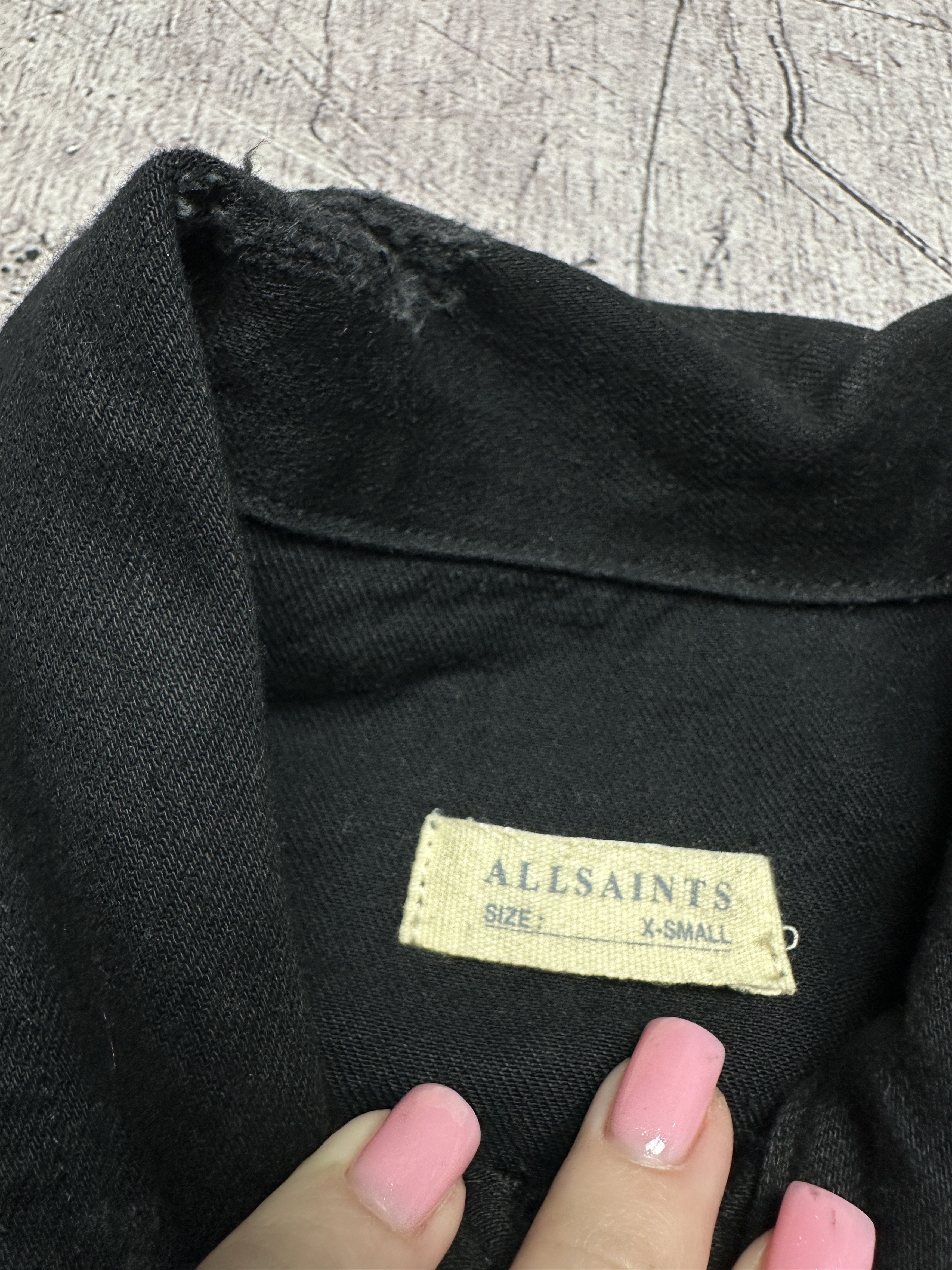 Allsaints Allsaints Mens Snipe Denim Jacket Size US XS / EU 42 / 0 - 3 Thumbnail