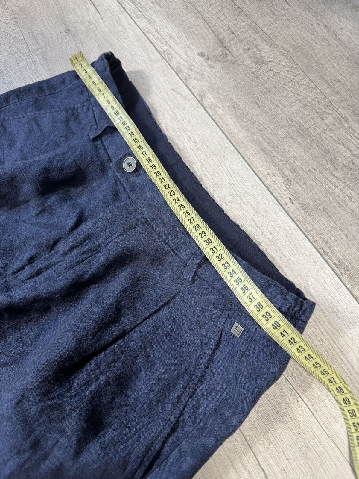 Hiltl Hiltl Tessuti Sondrio lightweight tapered linen trousers Size US 32 / EU 48 - 15 Thumbnail