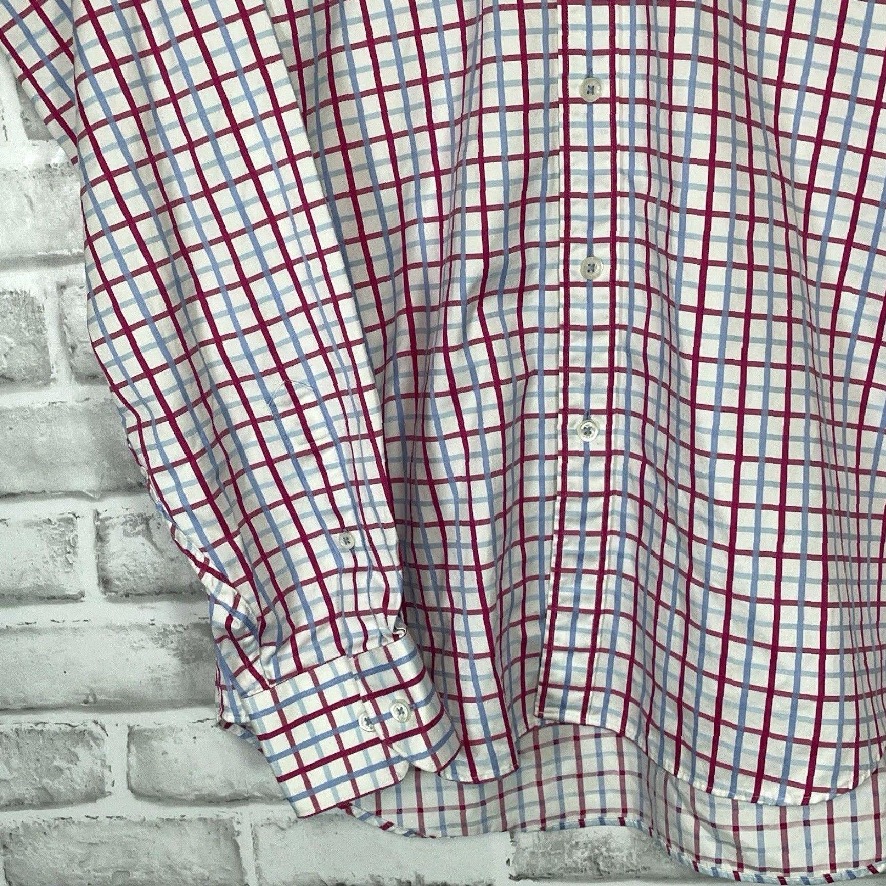 BUGATCHI Bugatchi Plaid Button-Down Shirt Mens L Multicolor Long Sleeve Size US L / EU 52-54 / 3 - 3 Thumbnail