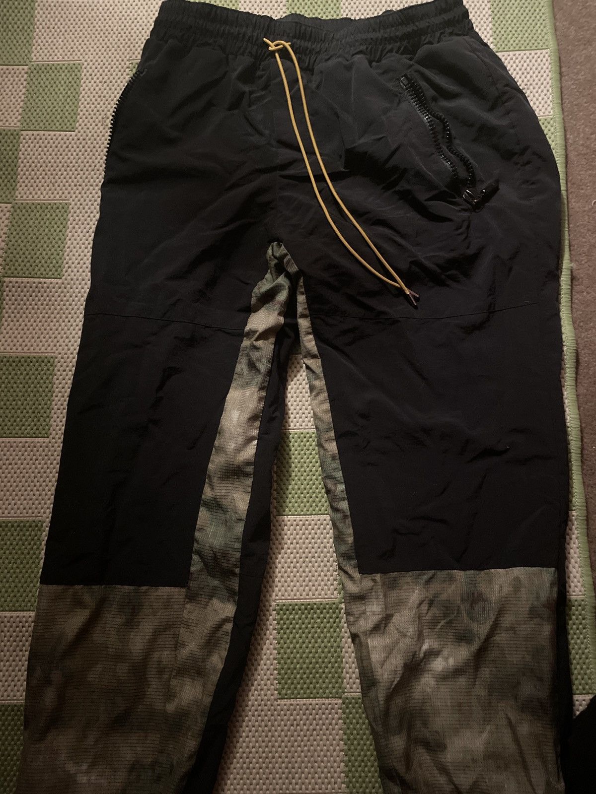 Rhude RHUDE Colorblock Pattern Joggers Size US 31 - 4 Thumbnail