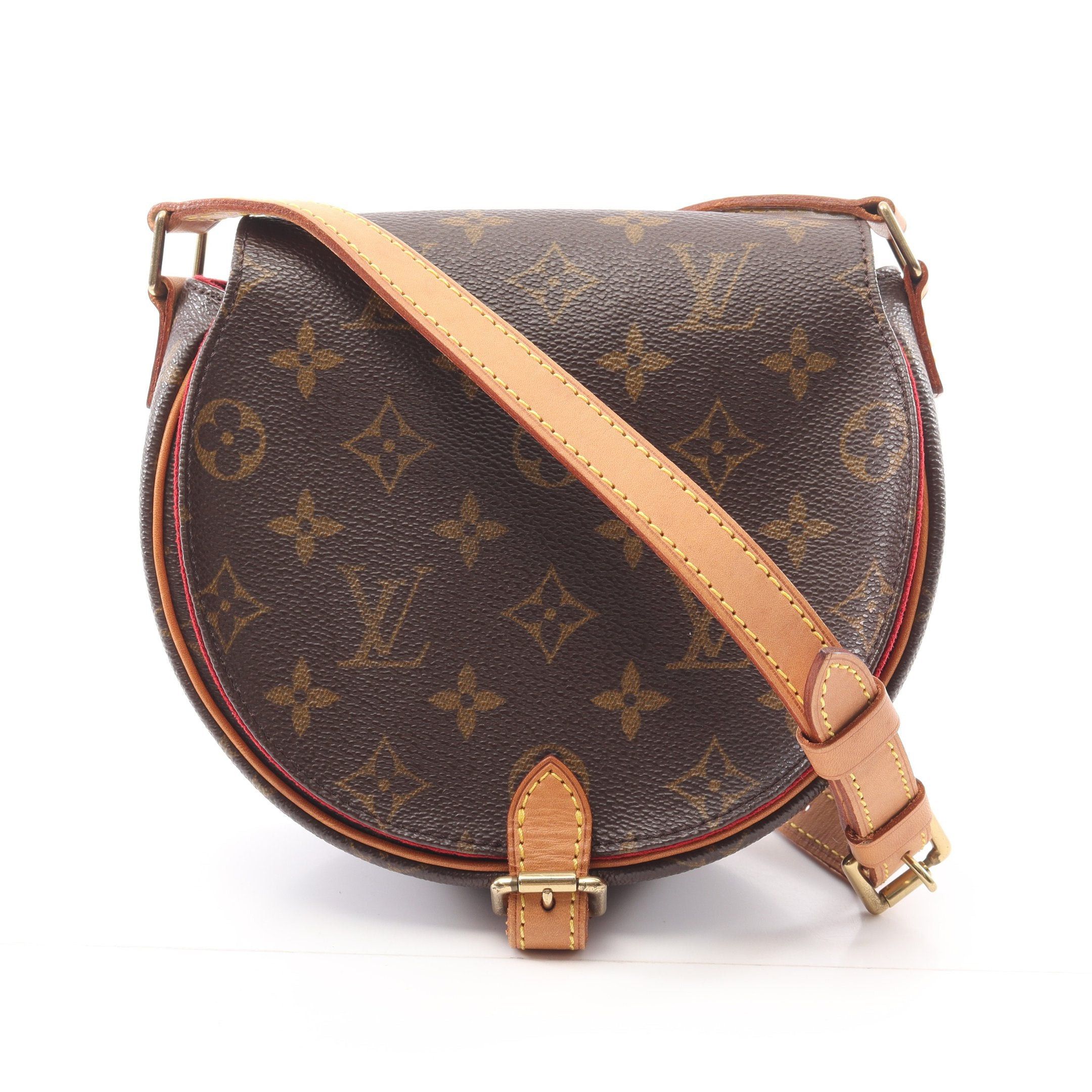 Louis Vuitton Louis Vuitton Tambourine Monogram Shoulder Bag Leather Brown Size ONE SIZE - 1 Thumbnail