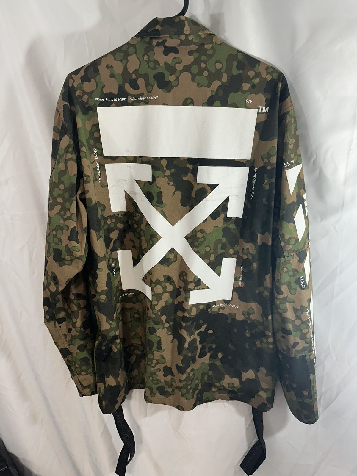 Off-White OFF WHITE CAMO JACKET Size US XL / EU 56 / 4 - 2 Thumbnail