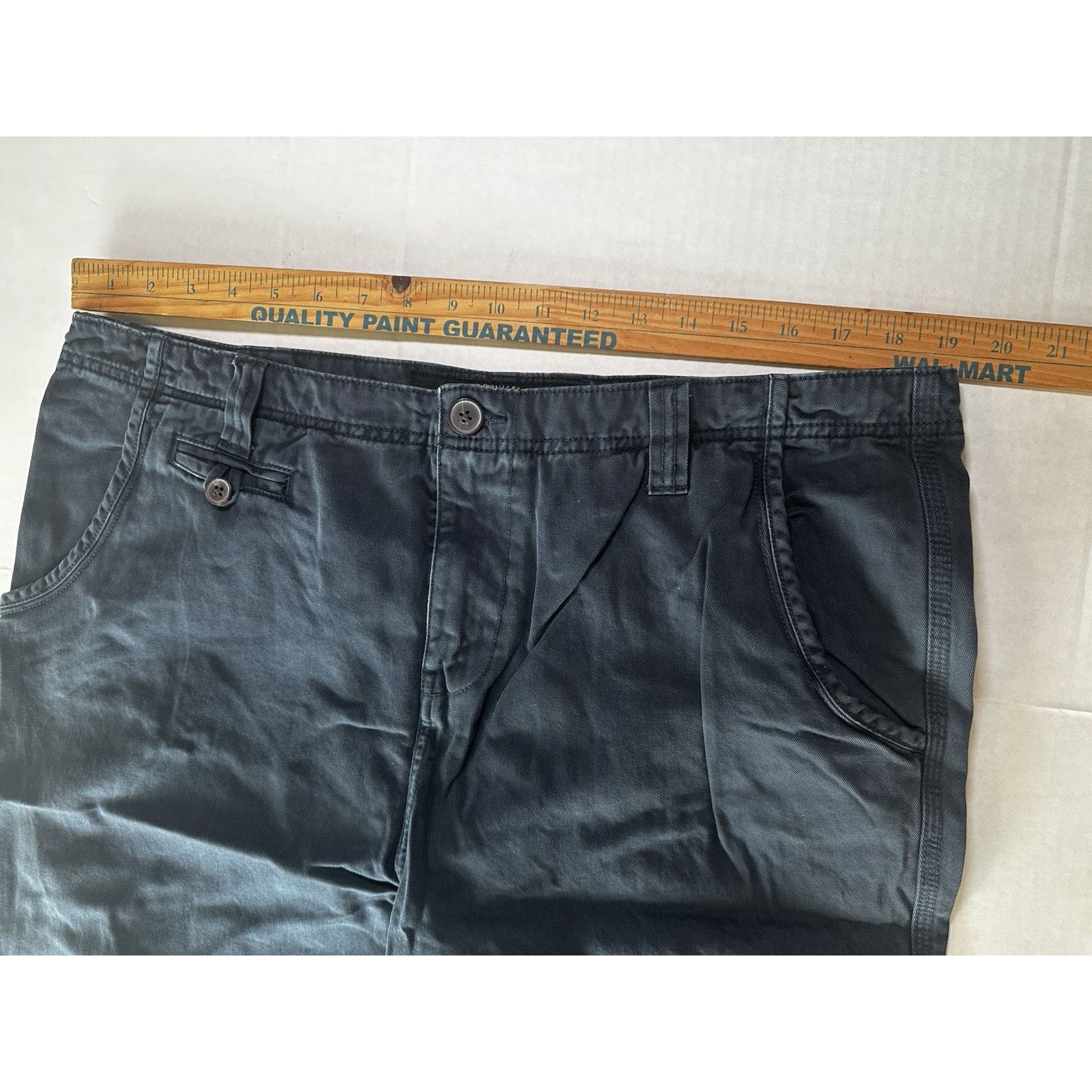 Seven 7 Seven 7 Bermuda Chino Shorts Navy Blue Men's Size 38 Casual Size US 38 / EU 54 - 4 Thumbnail