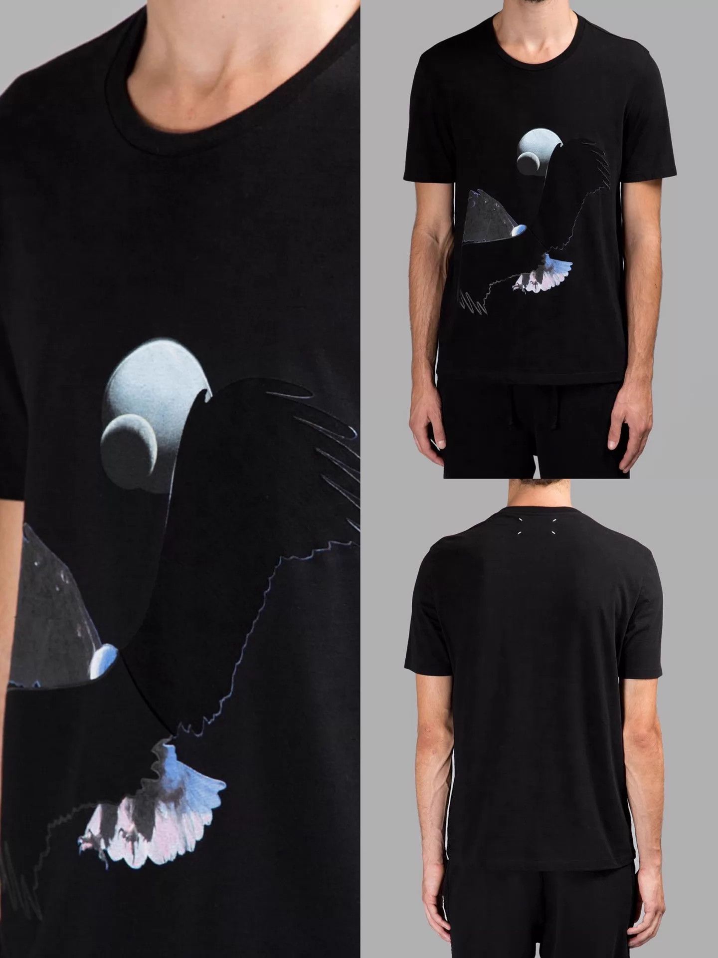 Maison Margiela Maison Margiela S/S15 Black Eagle Short Sleeve Size US S / EU 44-46 / 1 - 9 Thumbnail