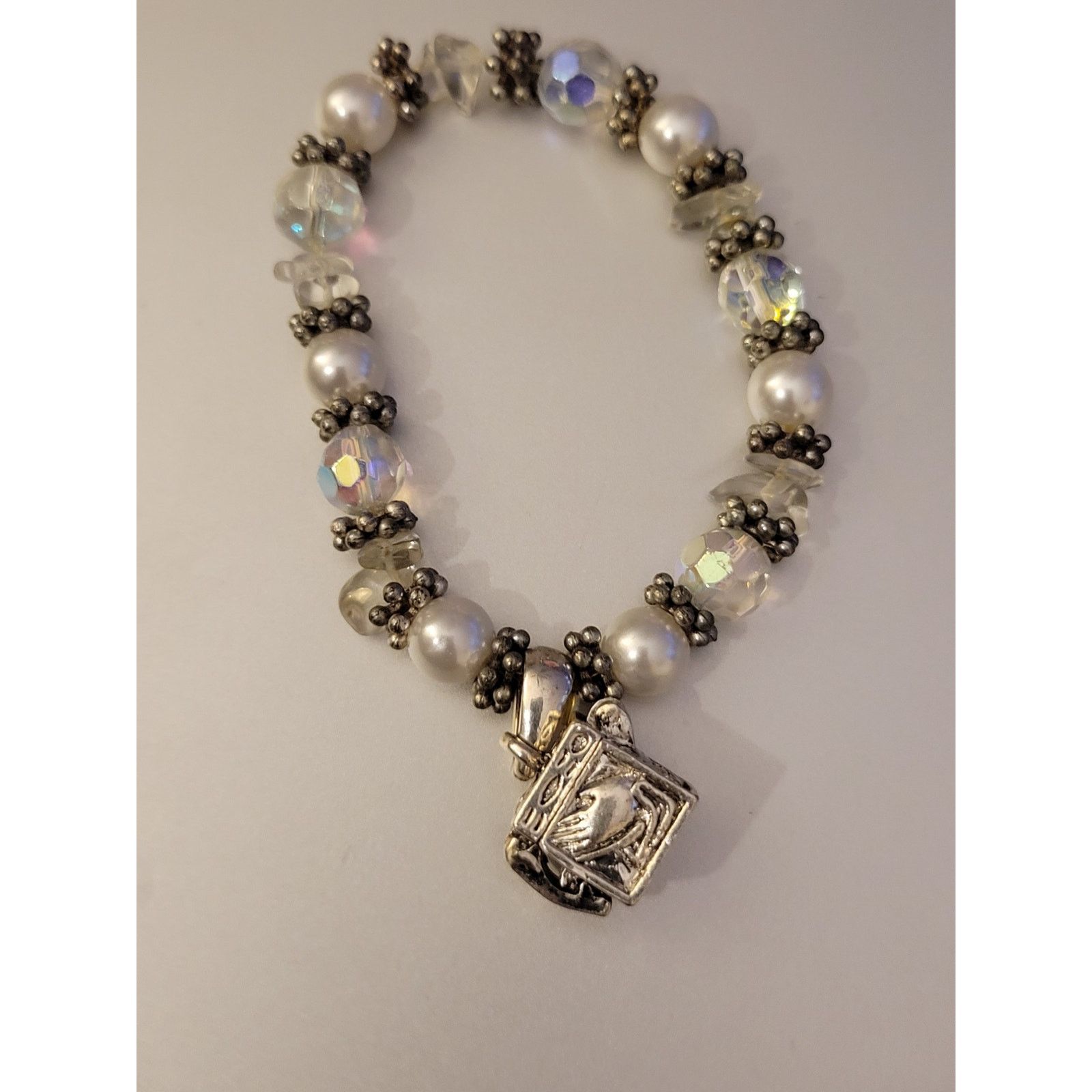 Other Prayer Box stretch Adjustable Charm Bracelet fits Sm/Med Size ONE SIZE - 5 Thumbnail