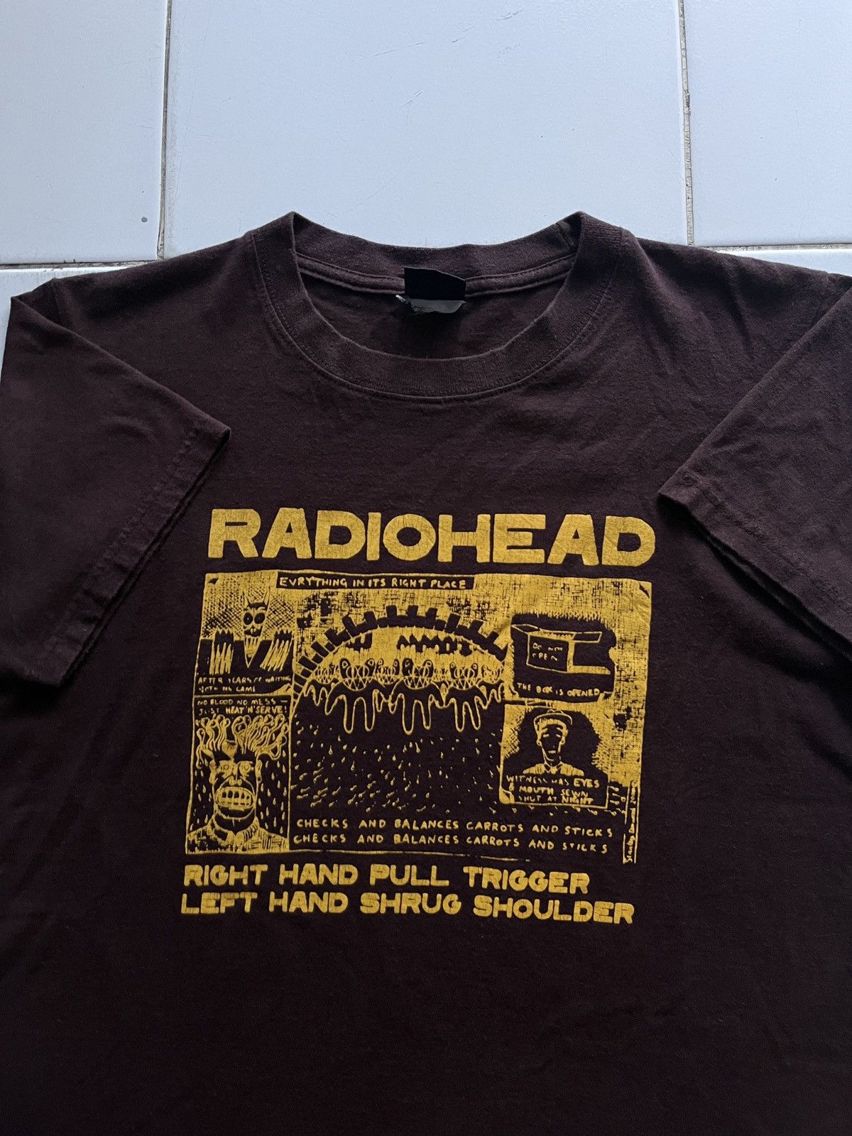 Band Tees Vintage Radiohead Sex Work Death 2000s Size US M / EU 48-50 / 2 - 3 Thumbnail