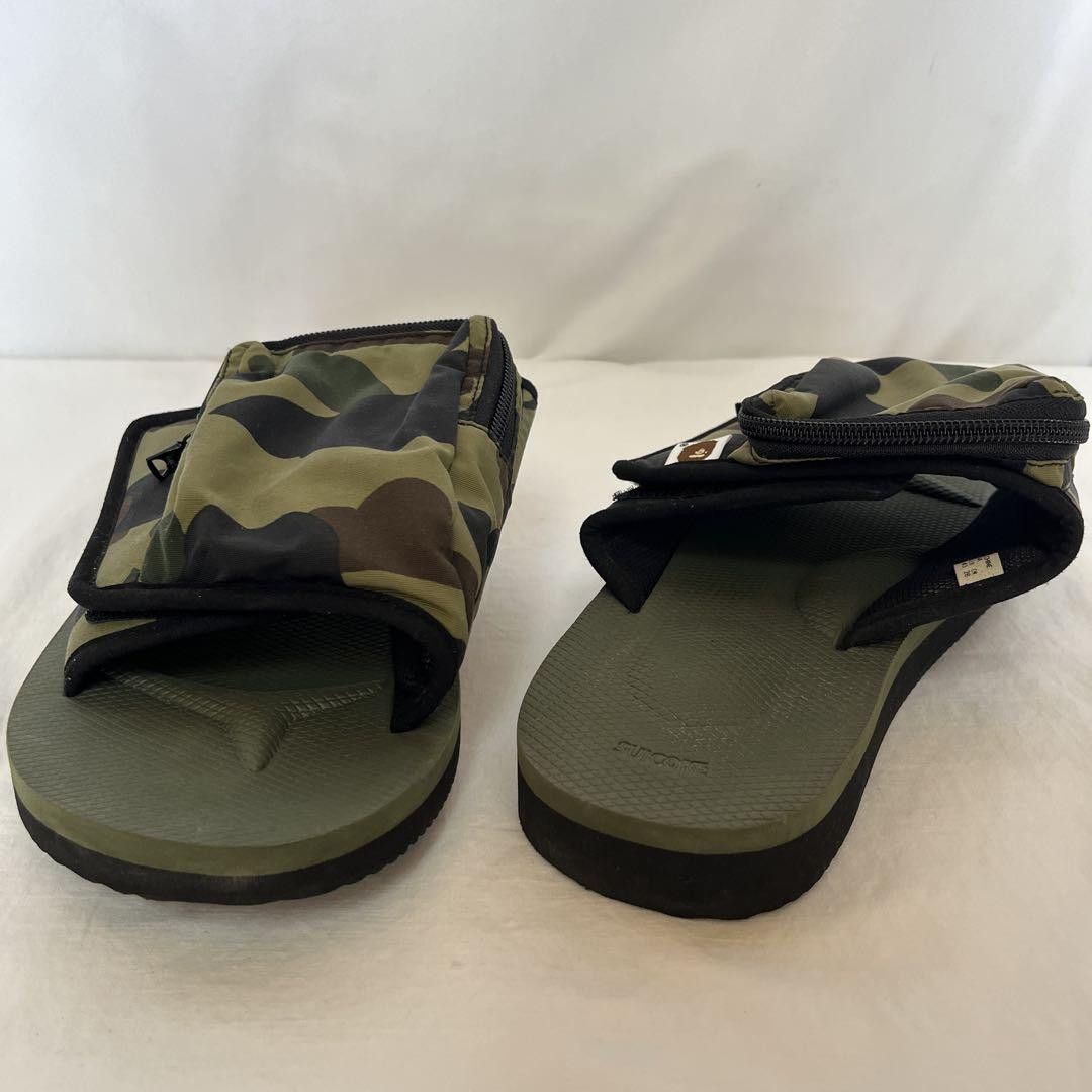 Bape × Suicoke OG-276APE Pock-Ape Camo Slides Size US 10 / EU 43 - 2 Thumbnail
