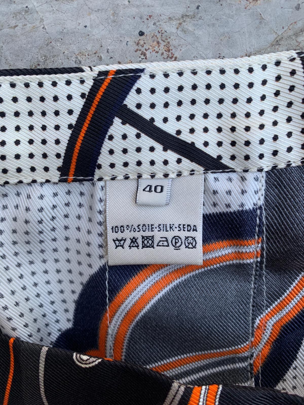 Hermes Silk Printed Skirt Size 28" / US 6 / IT 42 - 10 Thumbnail