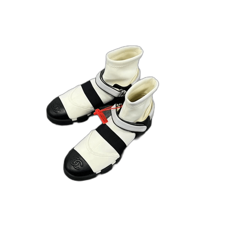 Chanel Chanel Panda Moon Shoes White Sneakers Size US 8 / IT 38 - 1 Thumbnail