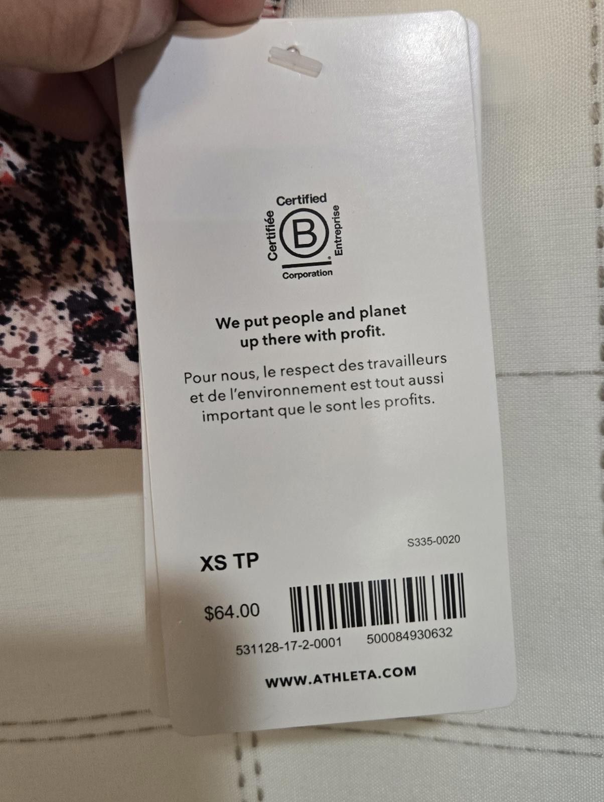 Other Athleta Conscious Crop D-DD Bra Size ONE SIZE - 4 Thumbnail