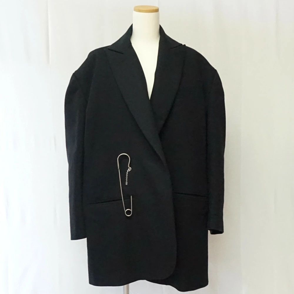 Yohji Yamamoto Yohji Yamamoto POUR HOMME Black Women's Big Jacket Size US M / EU 48-50 / 2 - 1 Thumbnail
