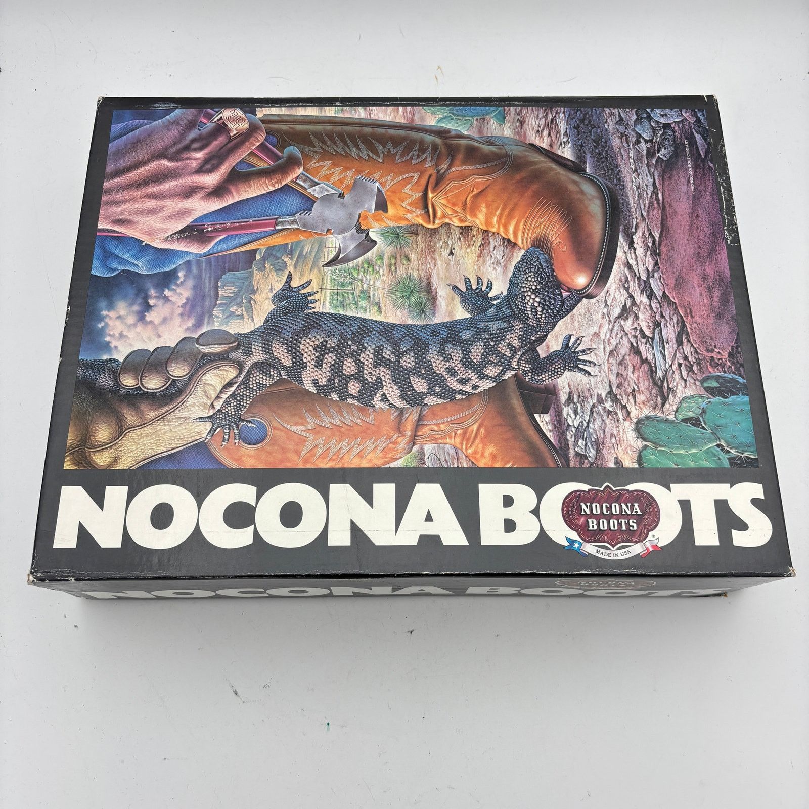 Nocona Boots Vintage 70s Nocona Ostrich Cognac Leather Boots Men's 9D Size US 9 / EU 42 - 18 Thumbnail