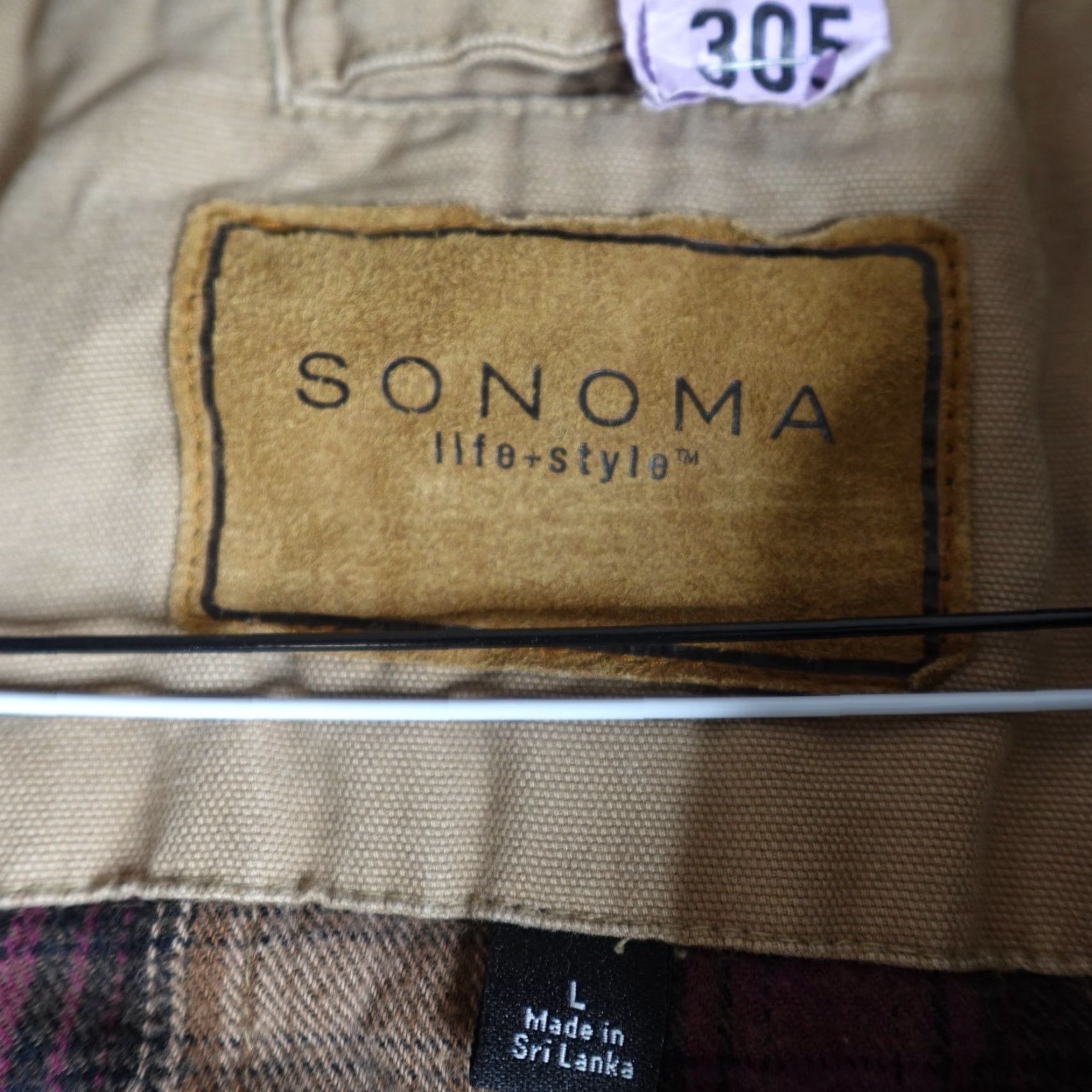 Vintage VINTAGE Sonoma Jacket Chore Coat Military Style Beig e Cotton Canvas L Large Mens Size US L / EU 52-54 / 3 - 2 Thumbnail