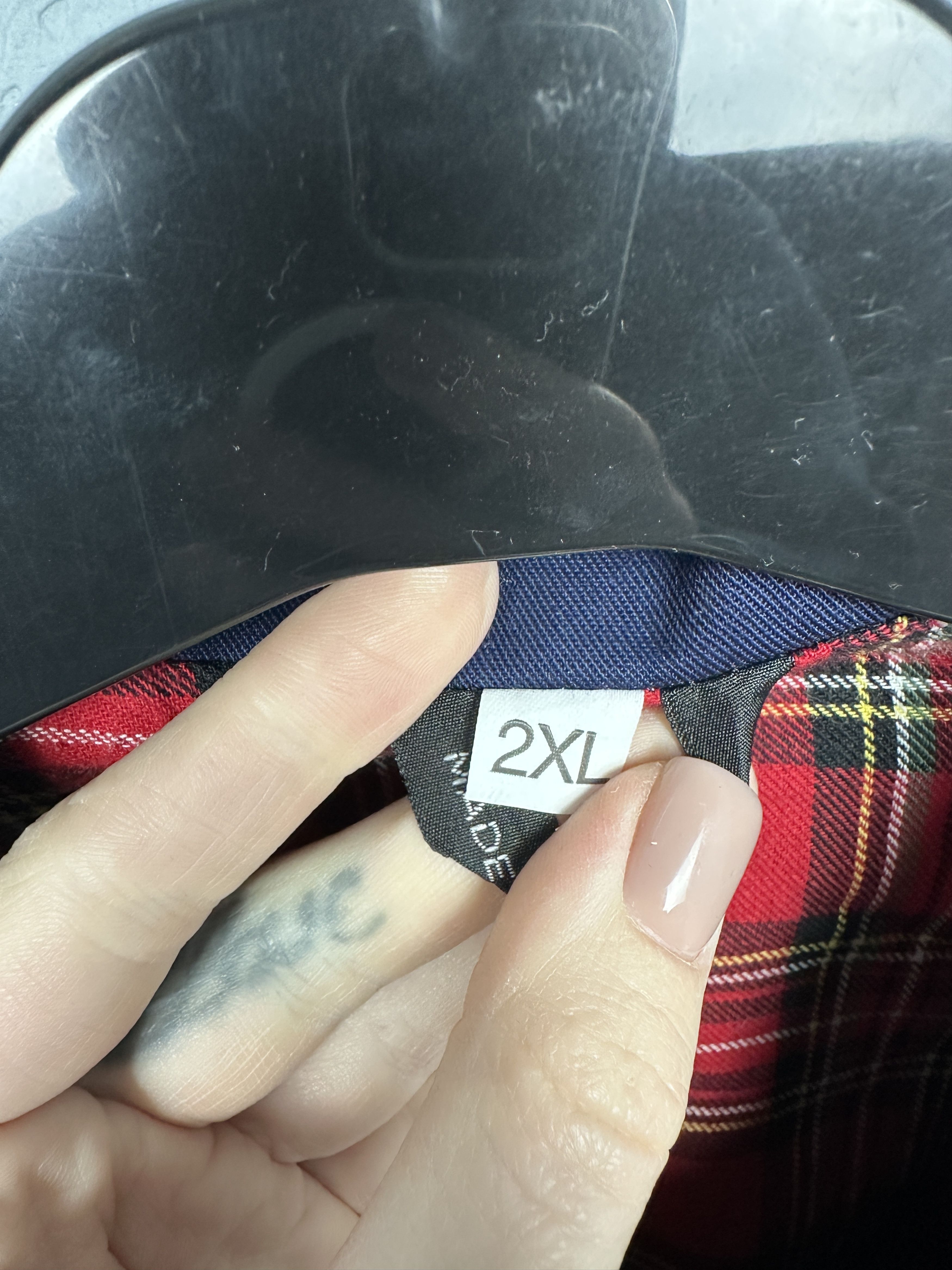 New England Outerwear × Vintage Vintage England Plaid Lined Collared Bomber Jacket Size US XXL / EU 58 / 5 - 3 Thumbnail