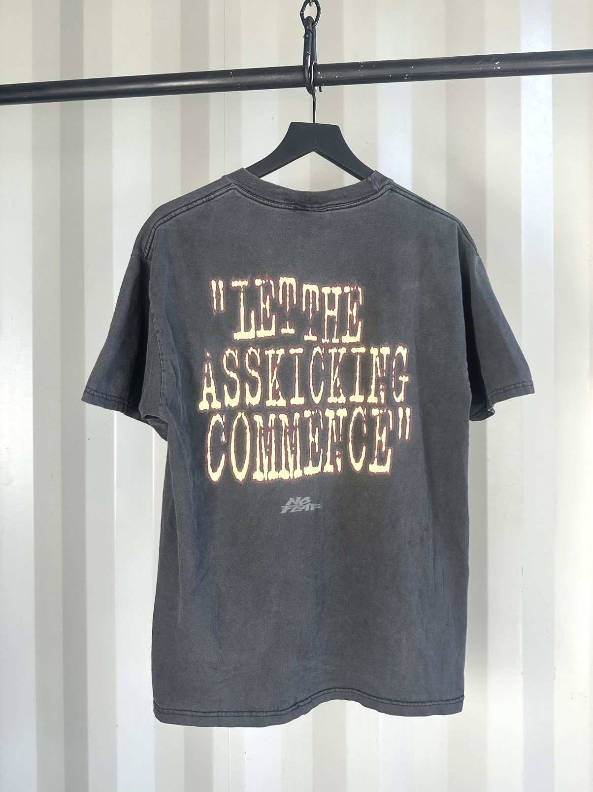 No Fear Vintage Ass Kicking Commence No Fear Shirt Faded Size US XL / EU 56 / 4 - 1 Thumbnail