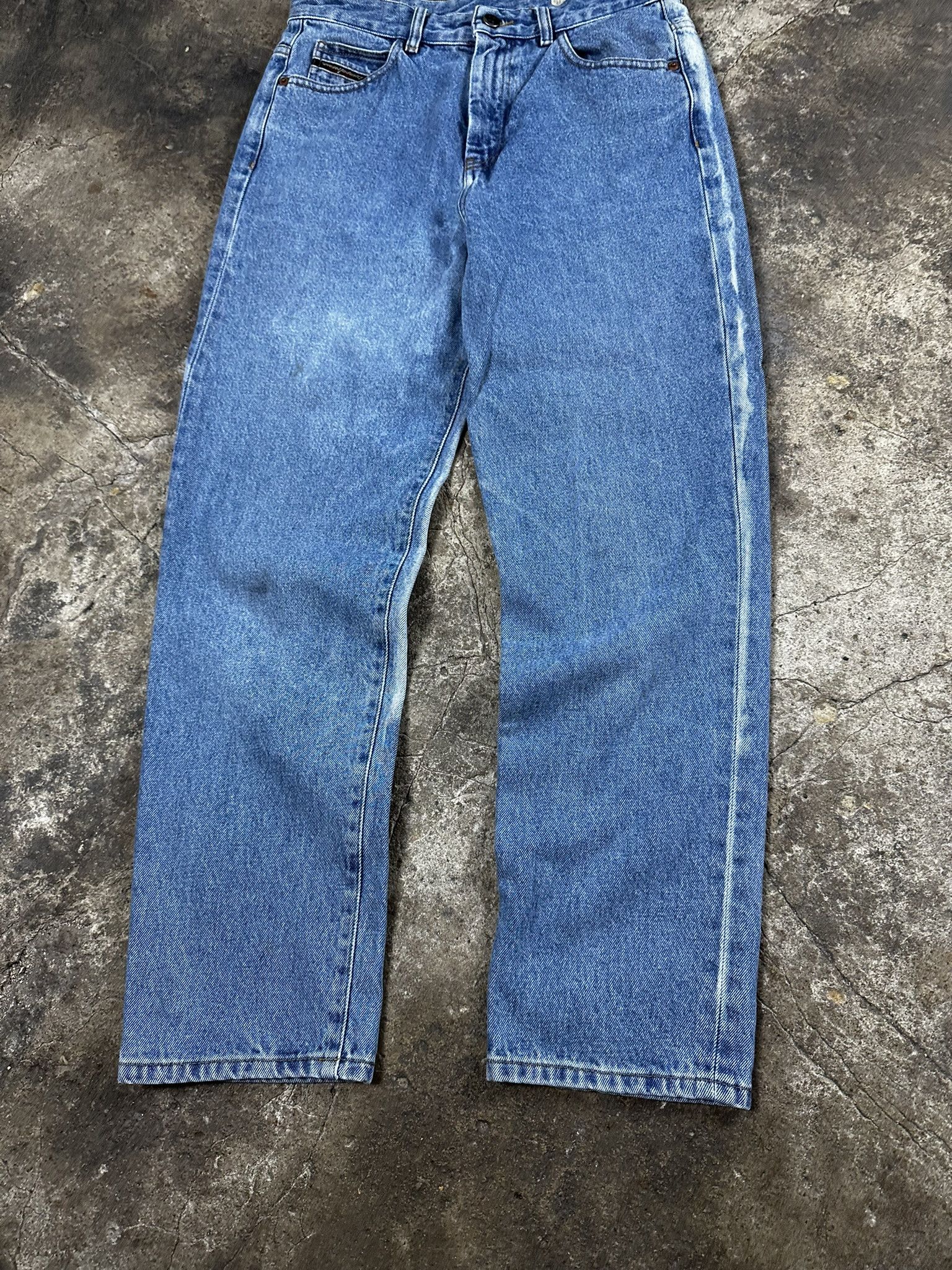 Diesel 90s Vintage Diesel Faded Washed Oversized Jeans Size US 29 - 5 Thumbnail