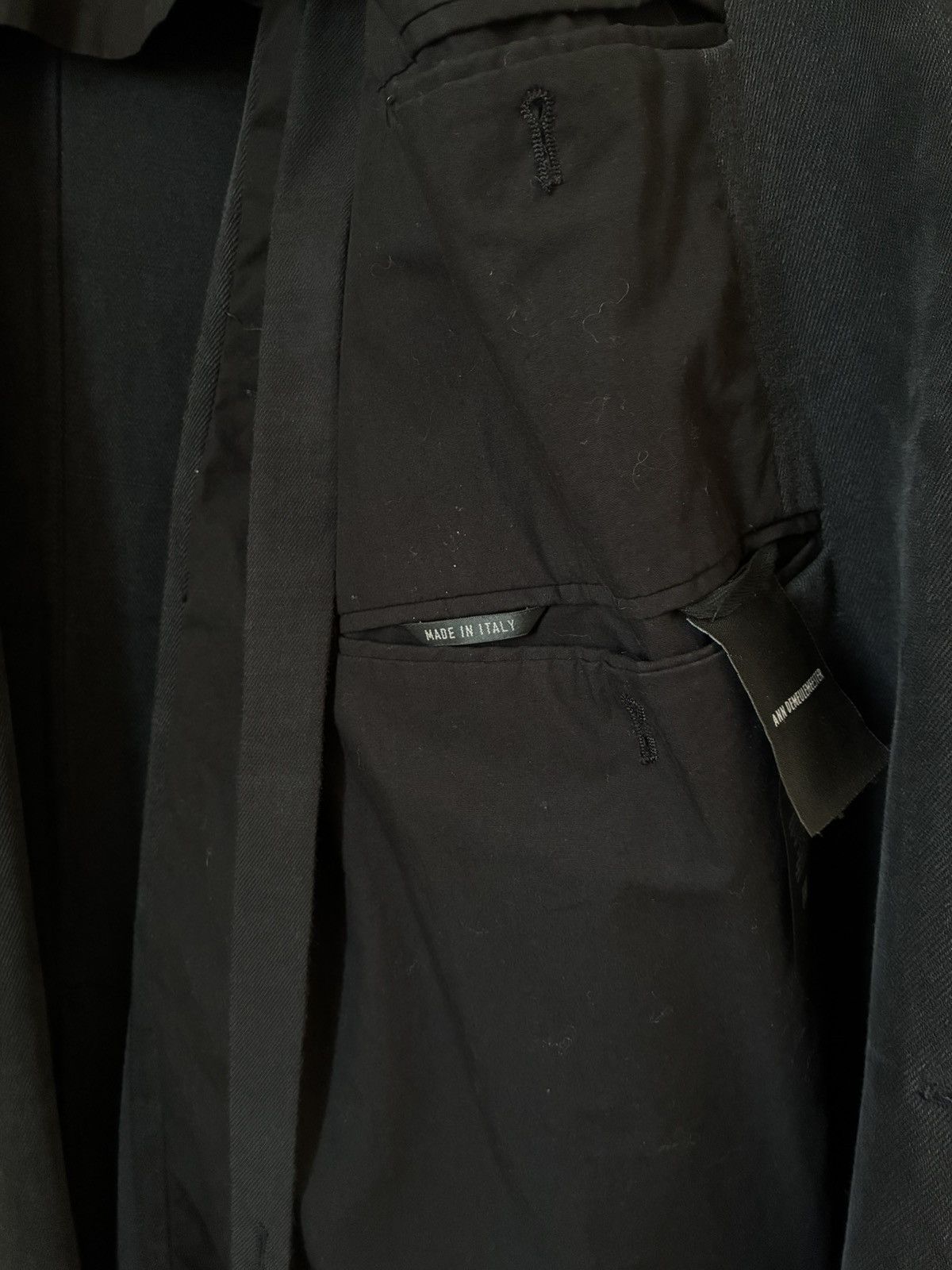 Ann Demeulemeester Ann Demeulemeester Viv Tailored Denim Coat Size M / US 6-8 / IT 42-44 - 6 Thumbnail