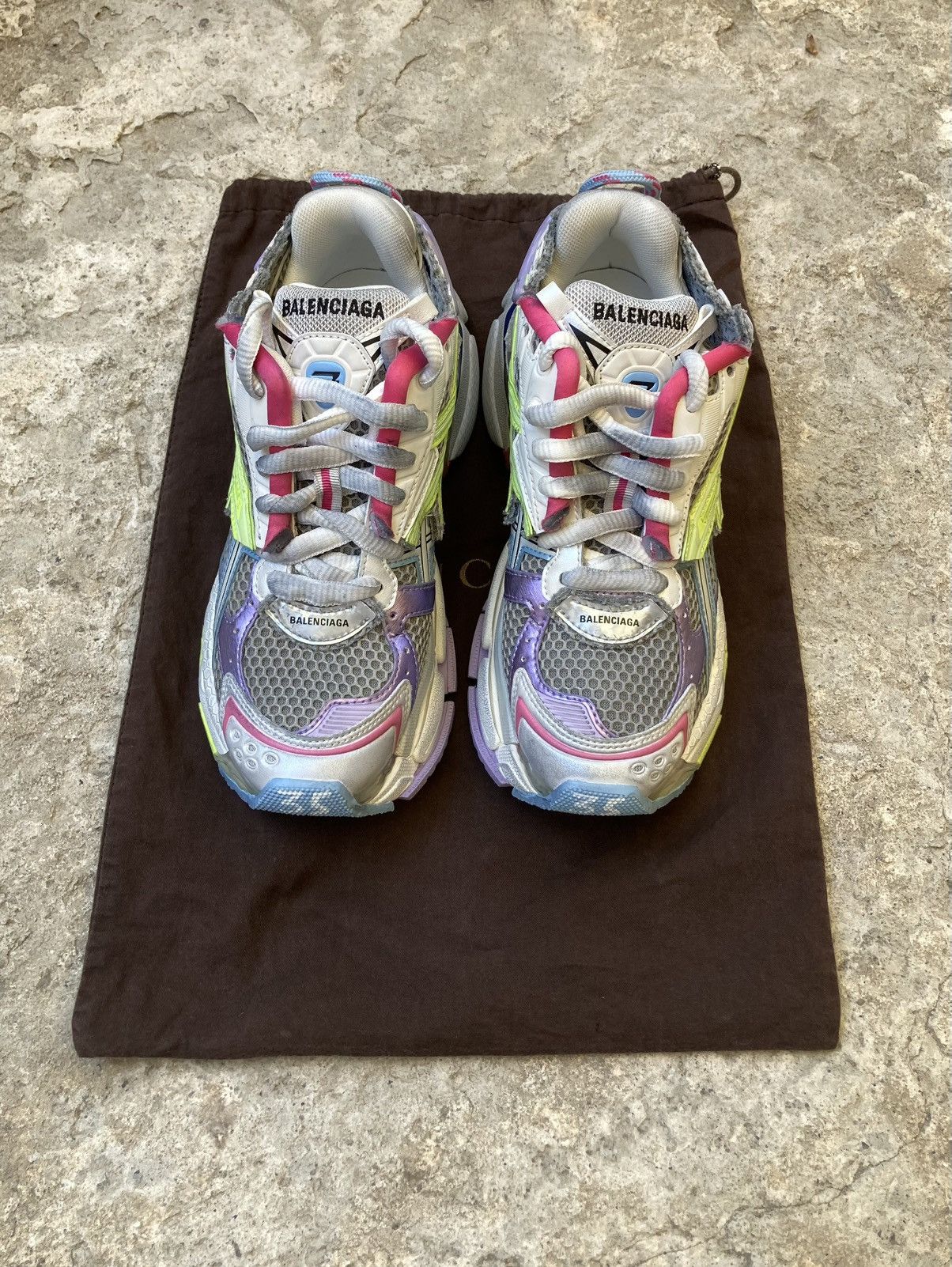 Balenciaga Balenciaga Runner Multicolor Size US 5 / IT 35 - 1 Thumbnail