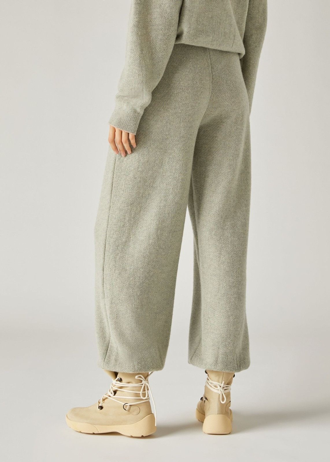 Loro Piana o1srvl11e0824 Lago Agnel Jacquard Pants in Light Green Size 27" / US 4 / IT 40 - 3 Thumbnail
