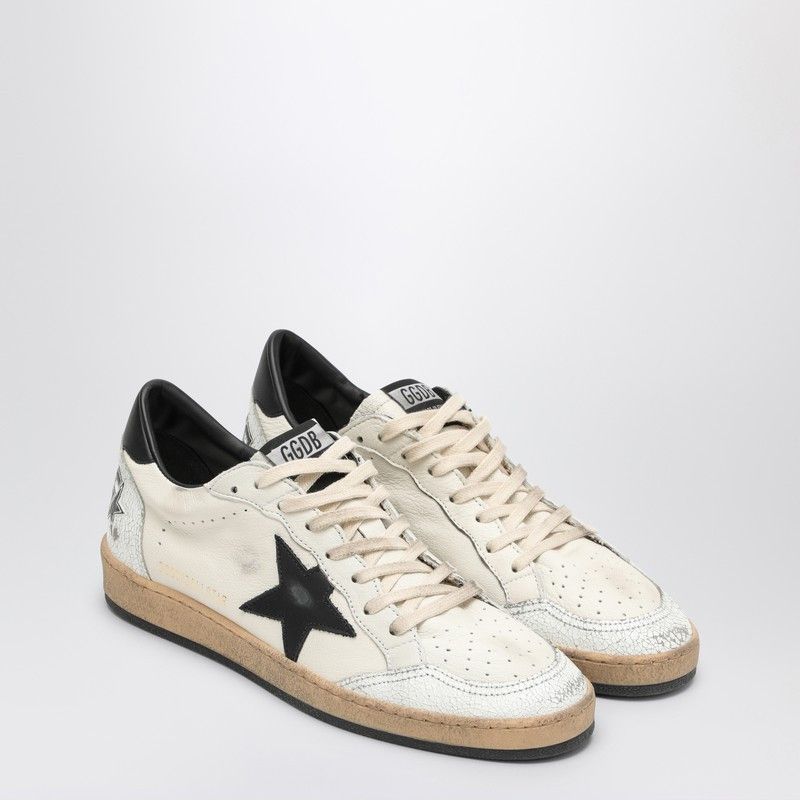 Golden Goose Golden Goose Ball Star White/Black Trainer Size US 13 / EU 46 - 1 Thumbnail