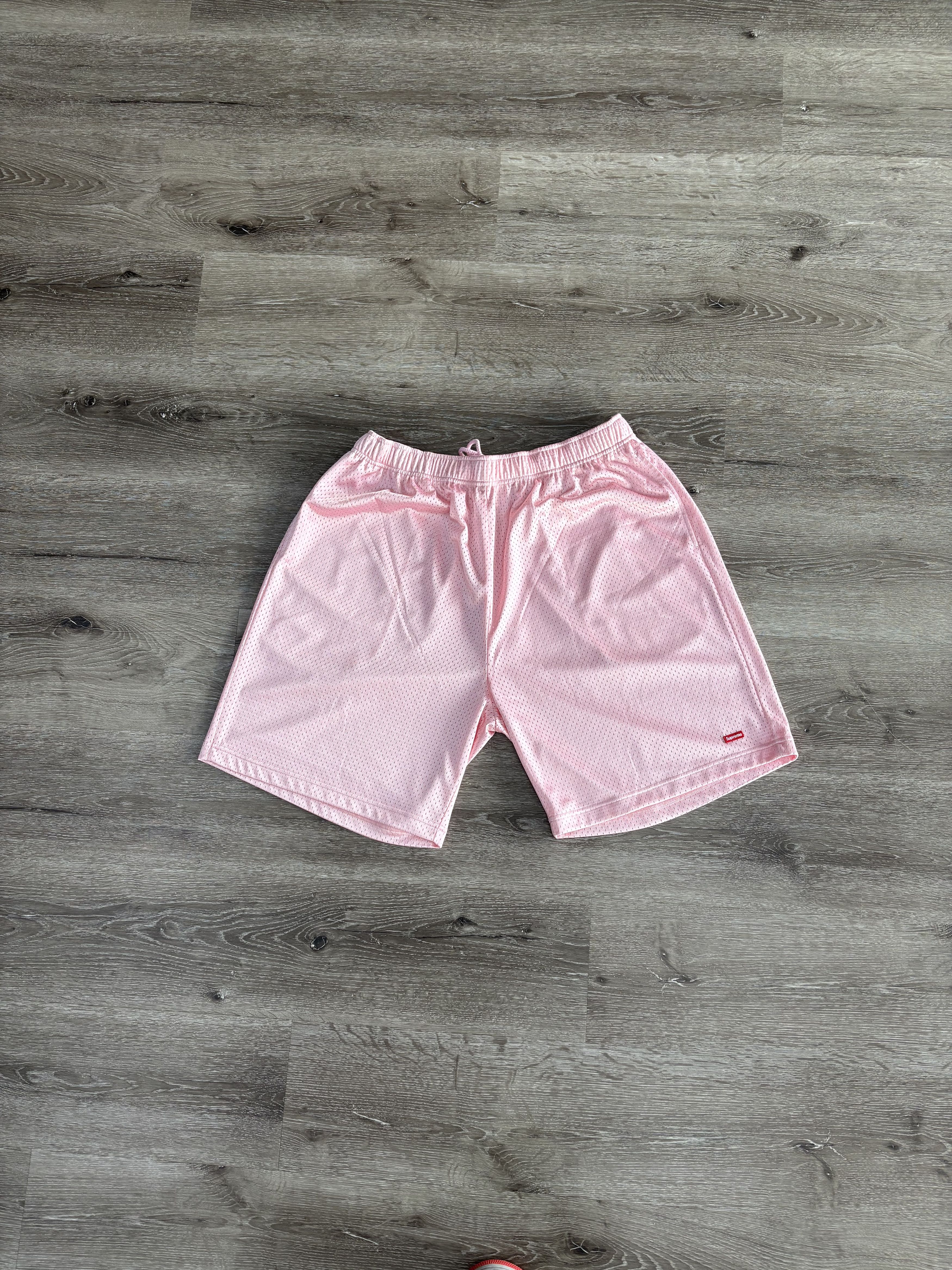 Supreme Supreme "Small Box" Baggy Shorts (Pink) Size US 32 / EU 48 - 1 Thumbnail