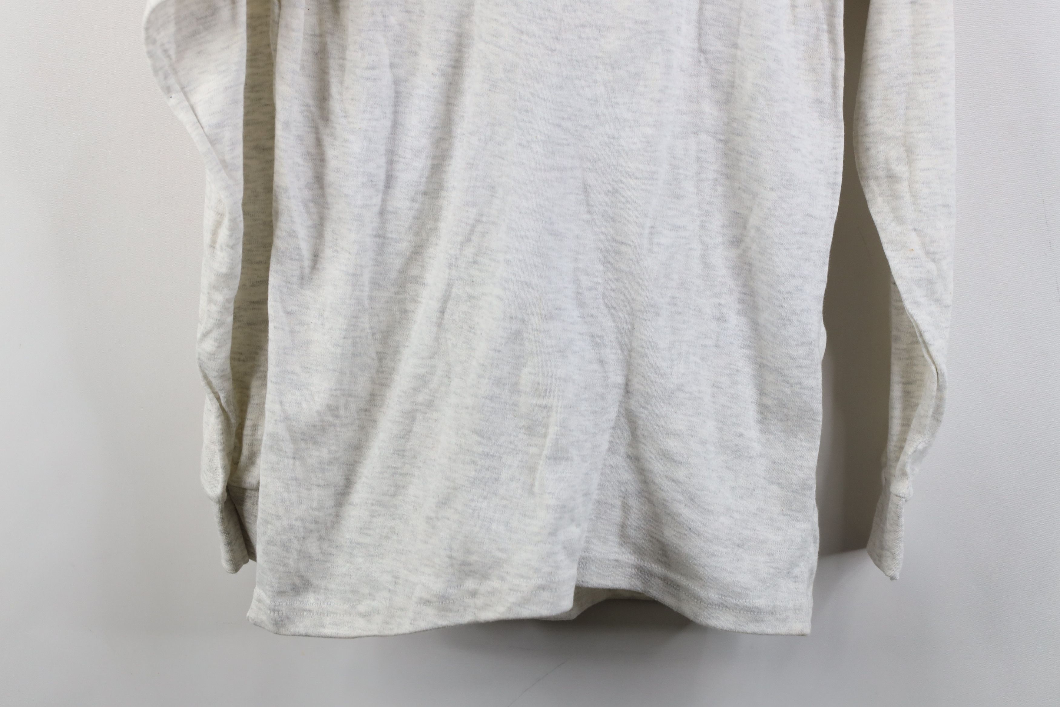 Vintage Deadstock Vintage 90s Streetwear Turtleneck T-Shirt Gray USA Size US M / EU 48-50 / 2 - 13 Thumbnail
