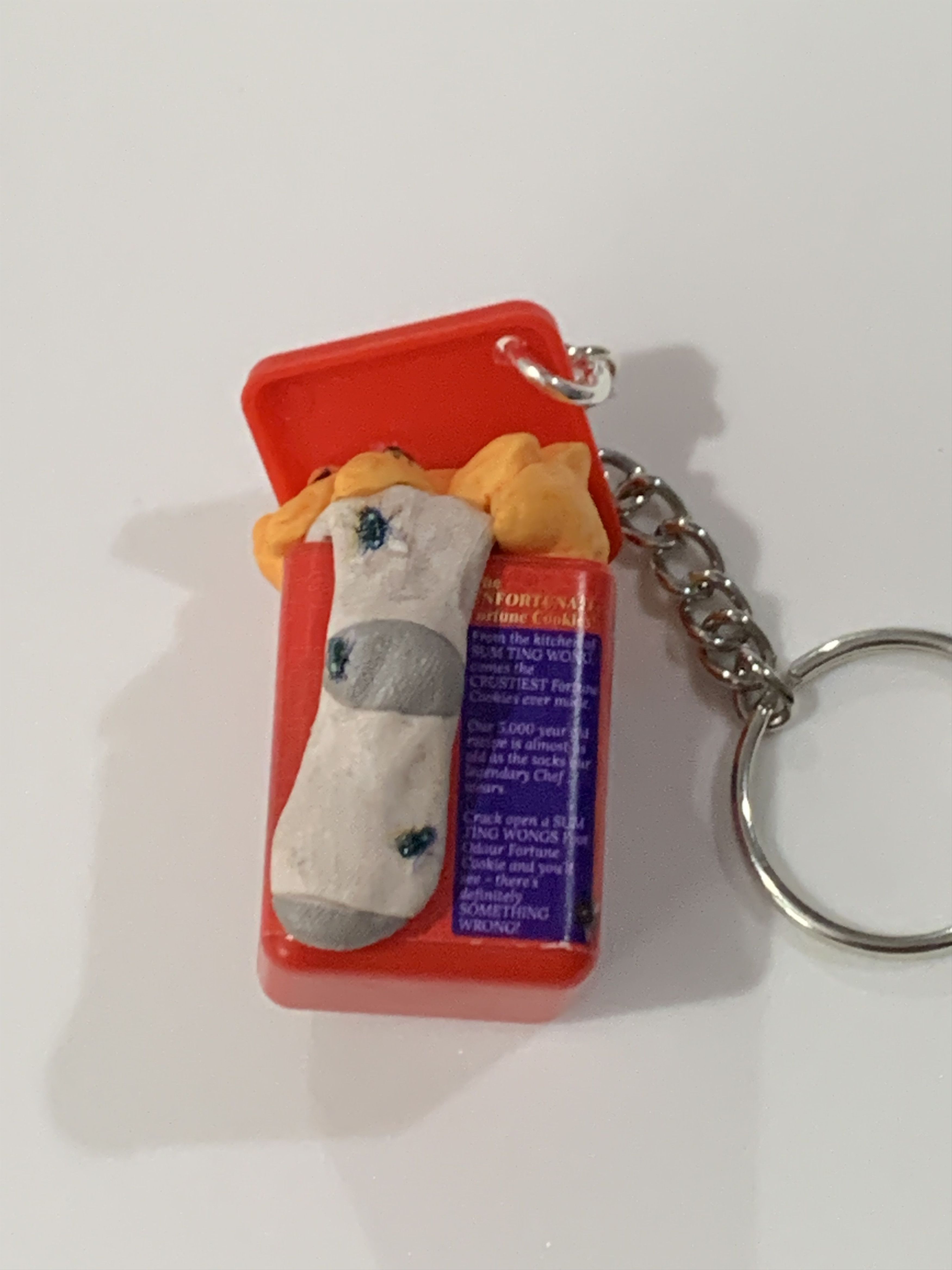 Other Gross Minis S2 Keychain - Sum Ting Wong's Fortune Cookies Size ONE SIZE - 3 Thumbnail