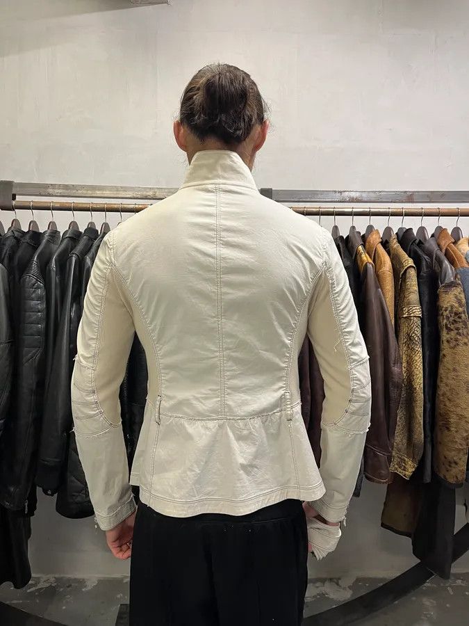 Designer × Prada × Vintage SS2002 Prada Beige Light Belted Zip-up Jacket Size US S / EU 44-46 / 1 - 5 Thumbnail