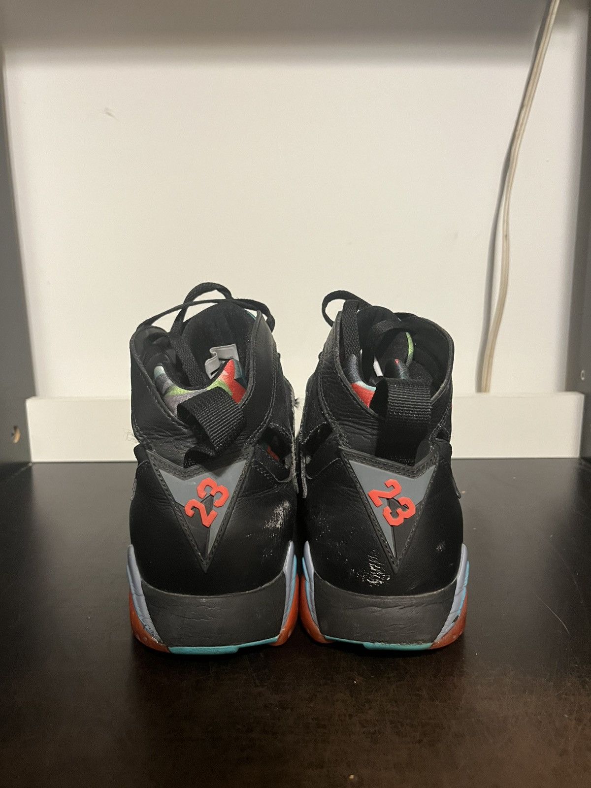 Jordan Brand Air Jordan 7 Retro Barcelona Nights Men’s 10.5 705350-007 Size US 10.5 / EU 43-44 - 6 Thumbnail