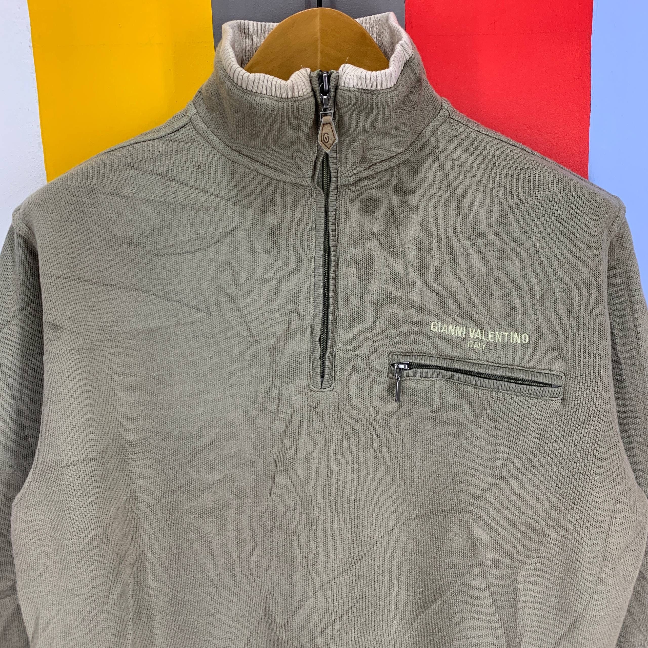 Gianni Valentino GIANNI VALENTINO Turtle Neck Sweatshirt #2573/U Size US M / EU 48-50 / 2 - 2 Thumbnail