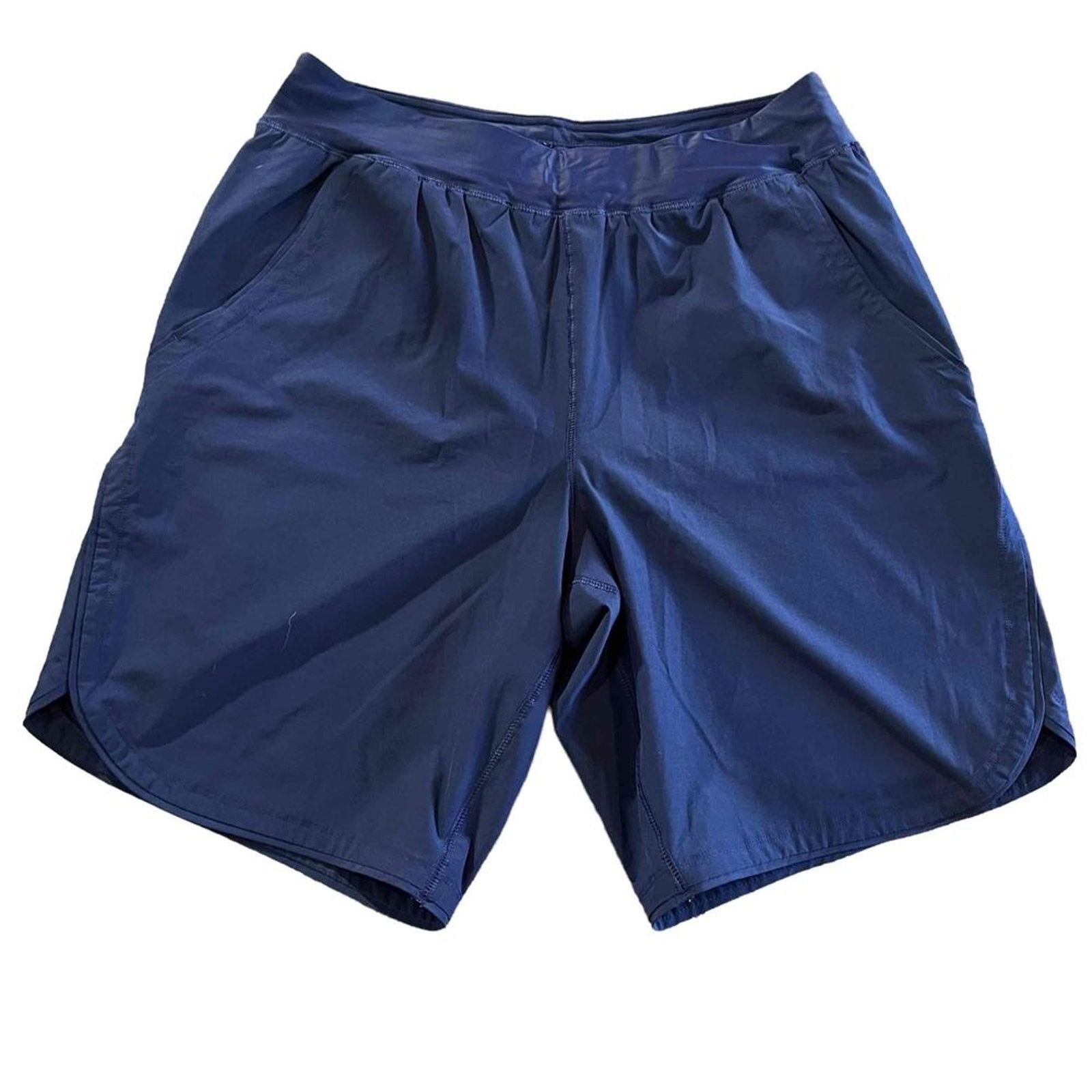 Lands' End Lands' End Womens Athletic Shorts Size 10 Tall Navy Blue Size 32" / US 10 / IT 46 - 2 Thumbnail